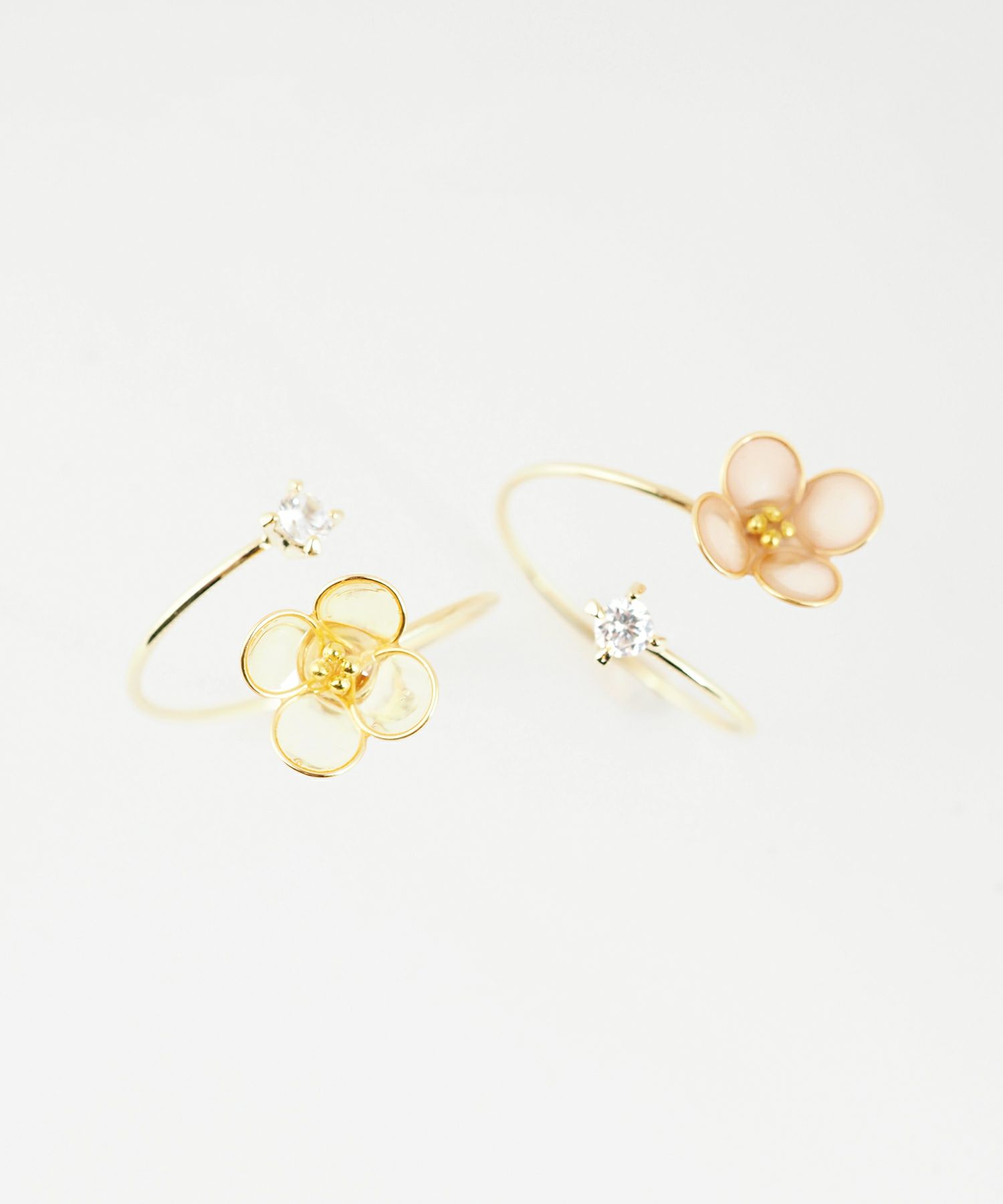 フラワーストーンフォークリング