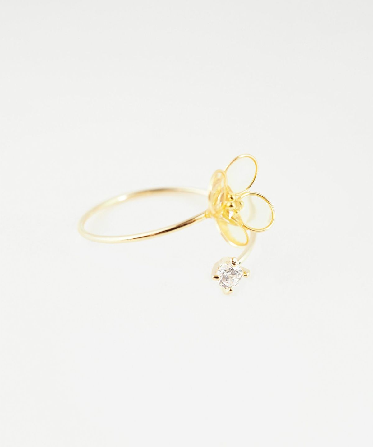 フラワーストーンフォークリング