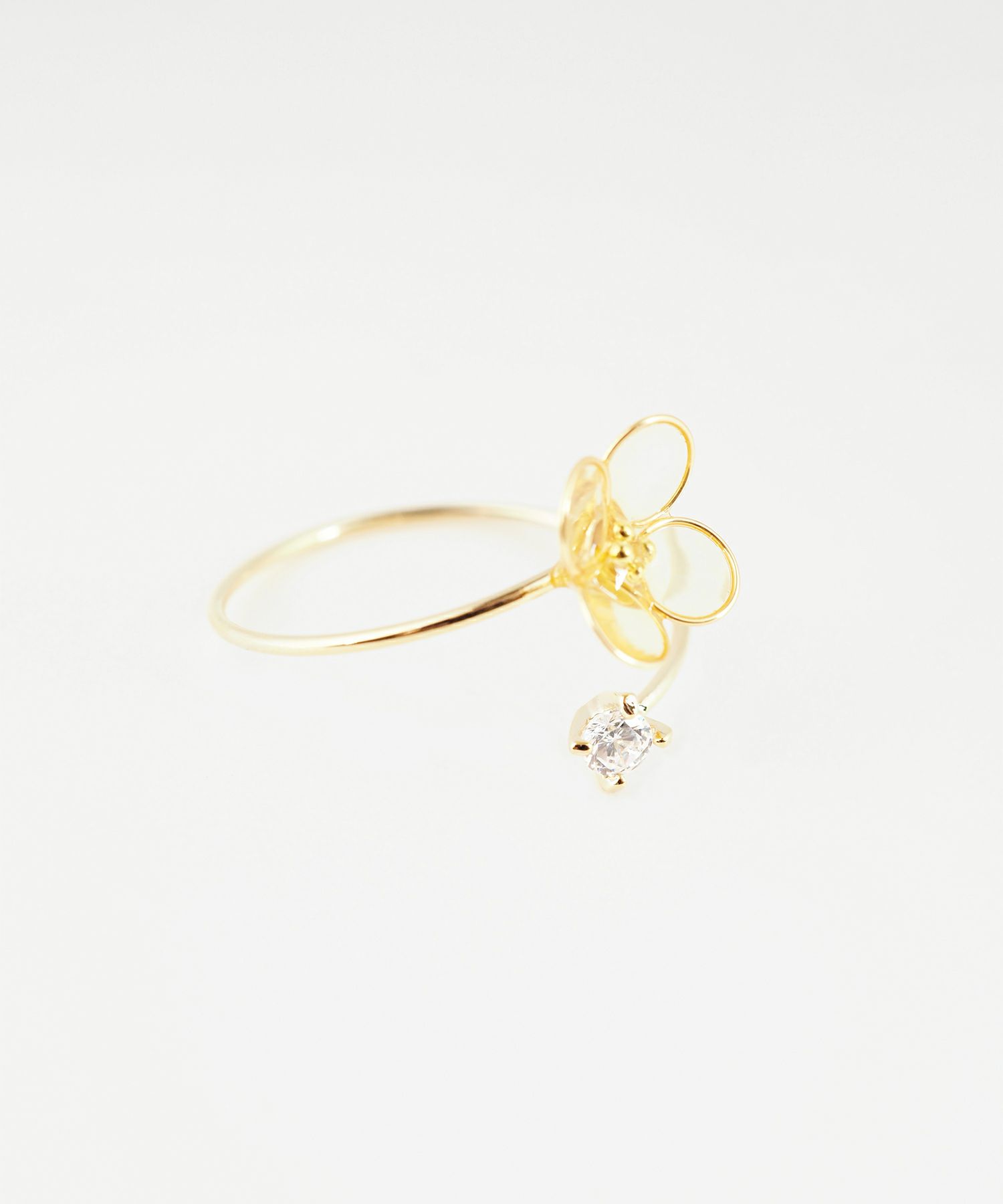 フラワーストーンフォークリング