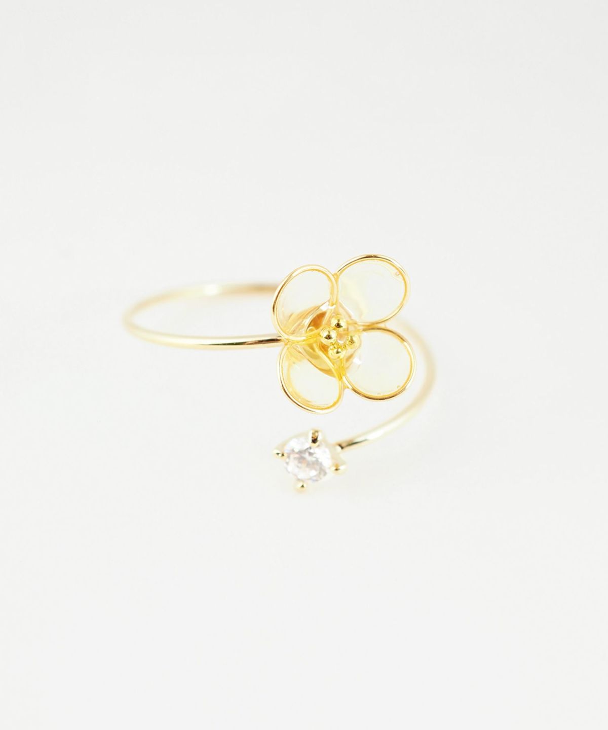 フラワーストーンフォークリング