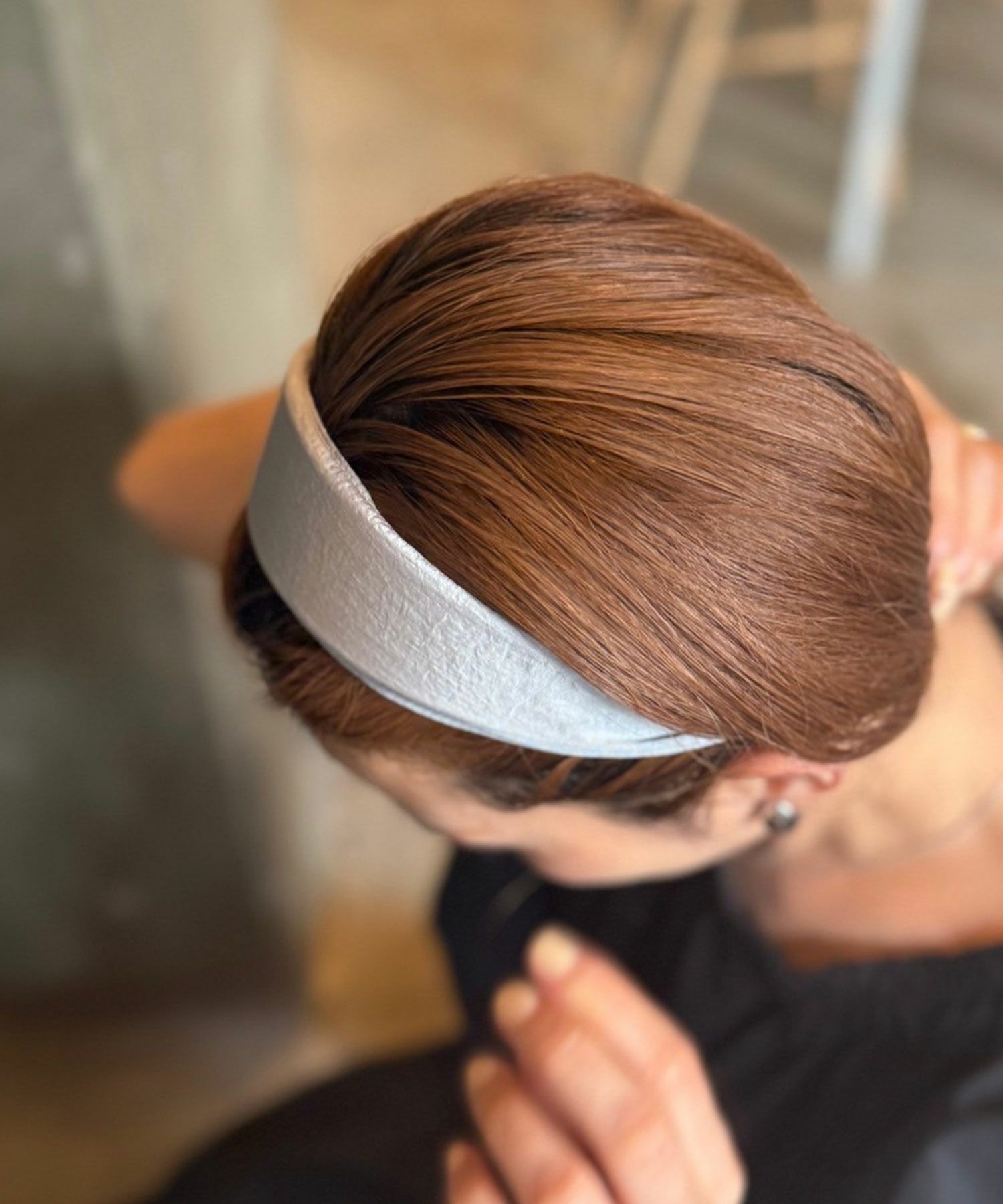 ナイロンワイドカチューシャ【Grace】