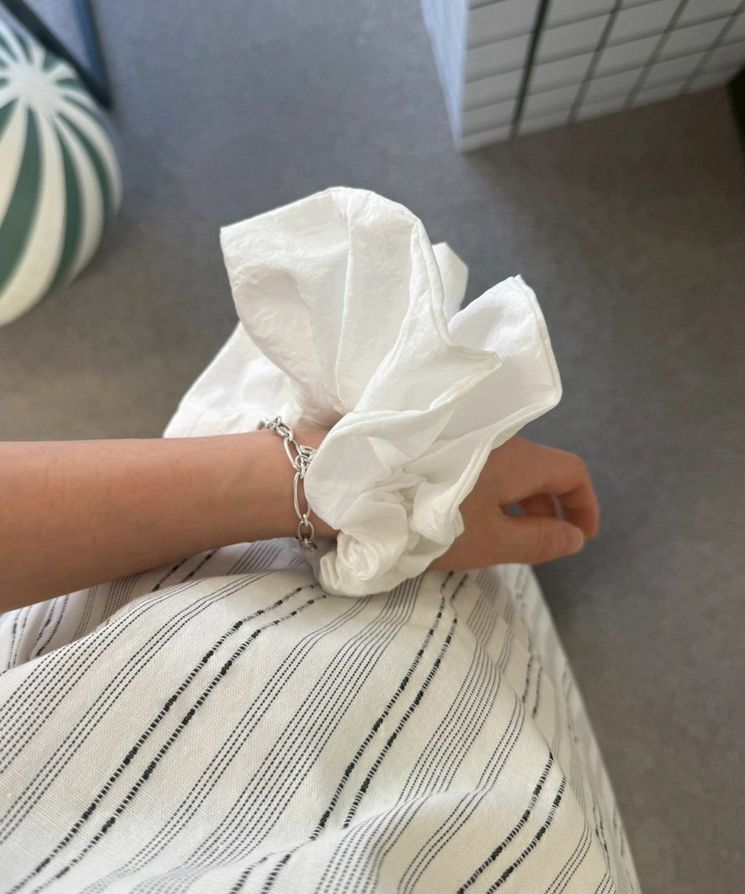 ナイロンハーフシュシュ【Grace】