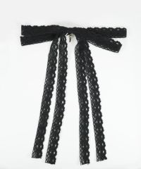 コットンレースリボンポニーフック【nuage】