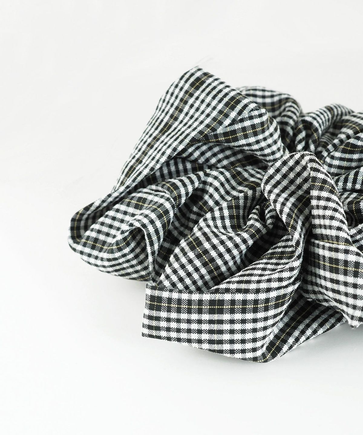 チェックビッグシュシュ【nuage】