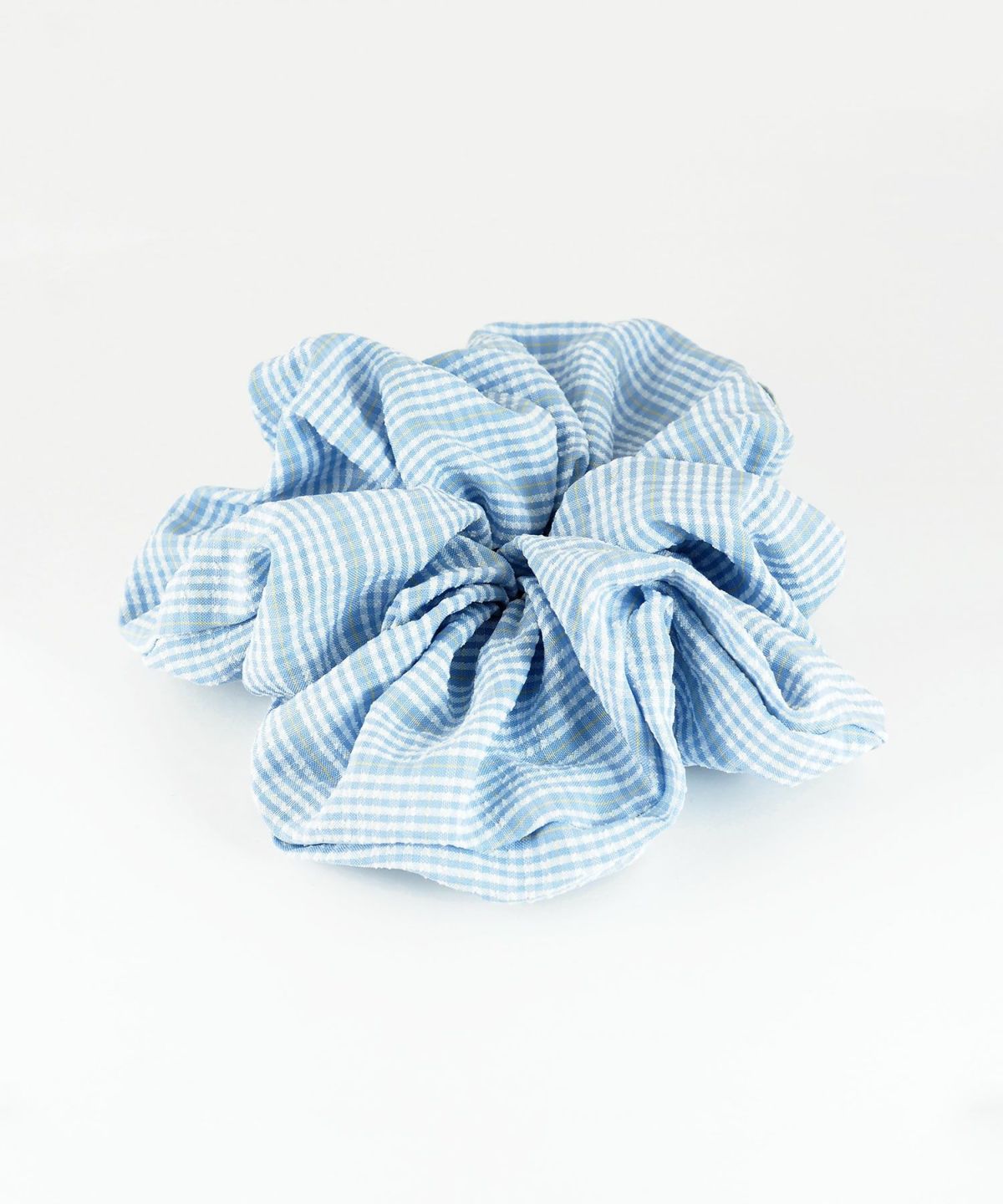 チェックビッグシュシュ【nuage】