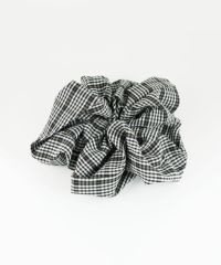 チェックビッグシュシュ【nuage】