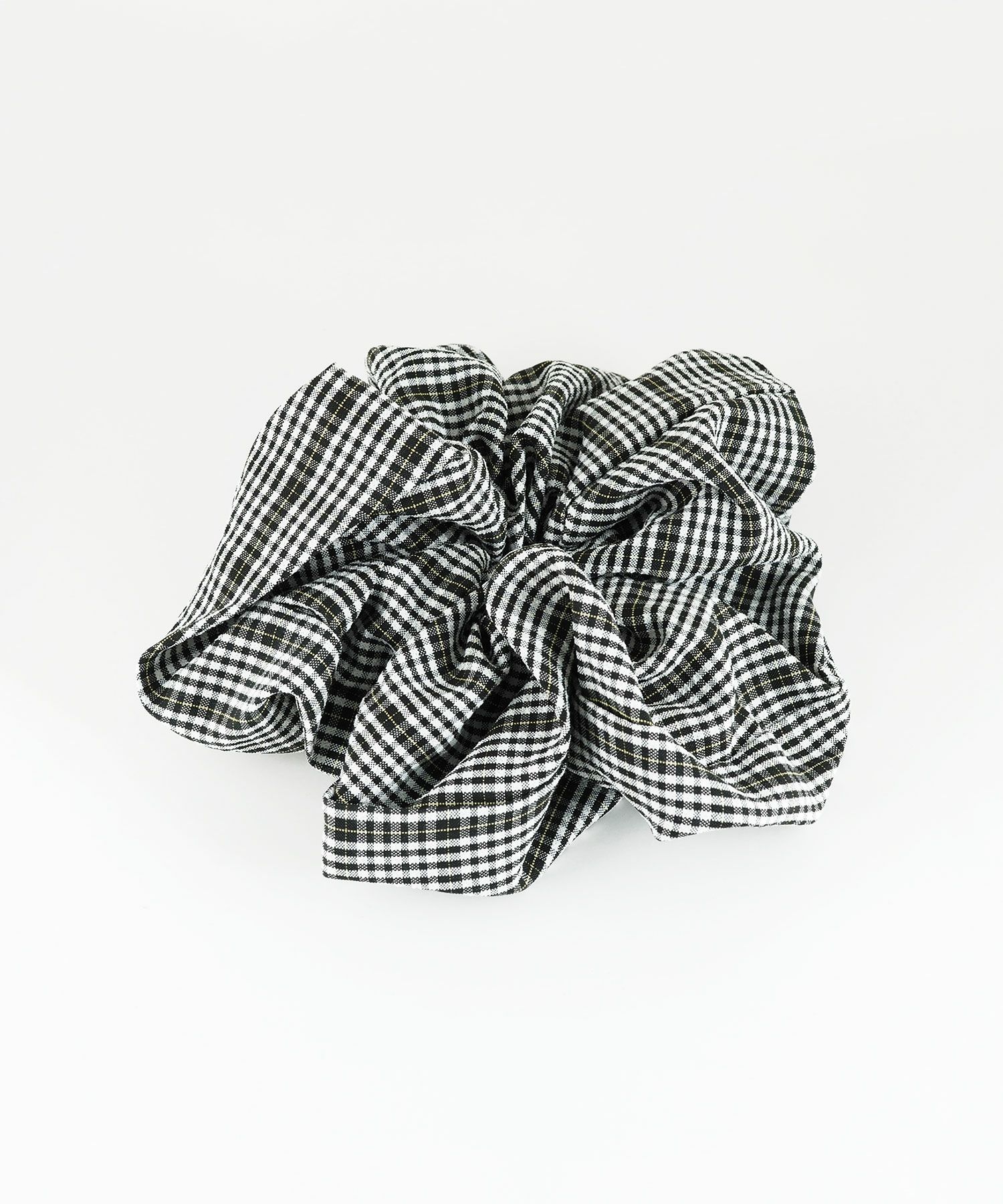 チェックビッグシュシュ【nuage】