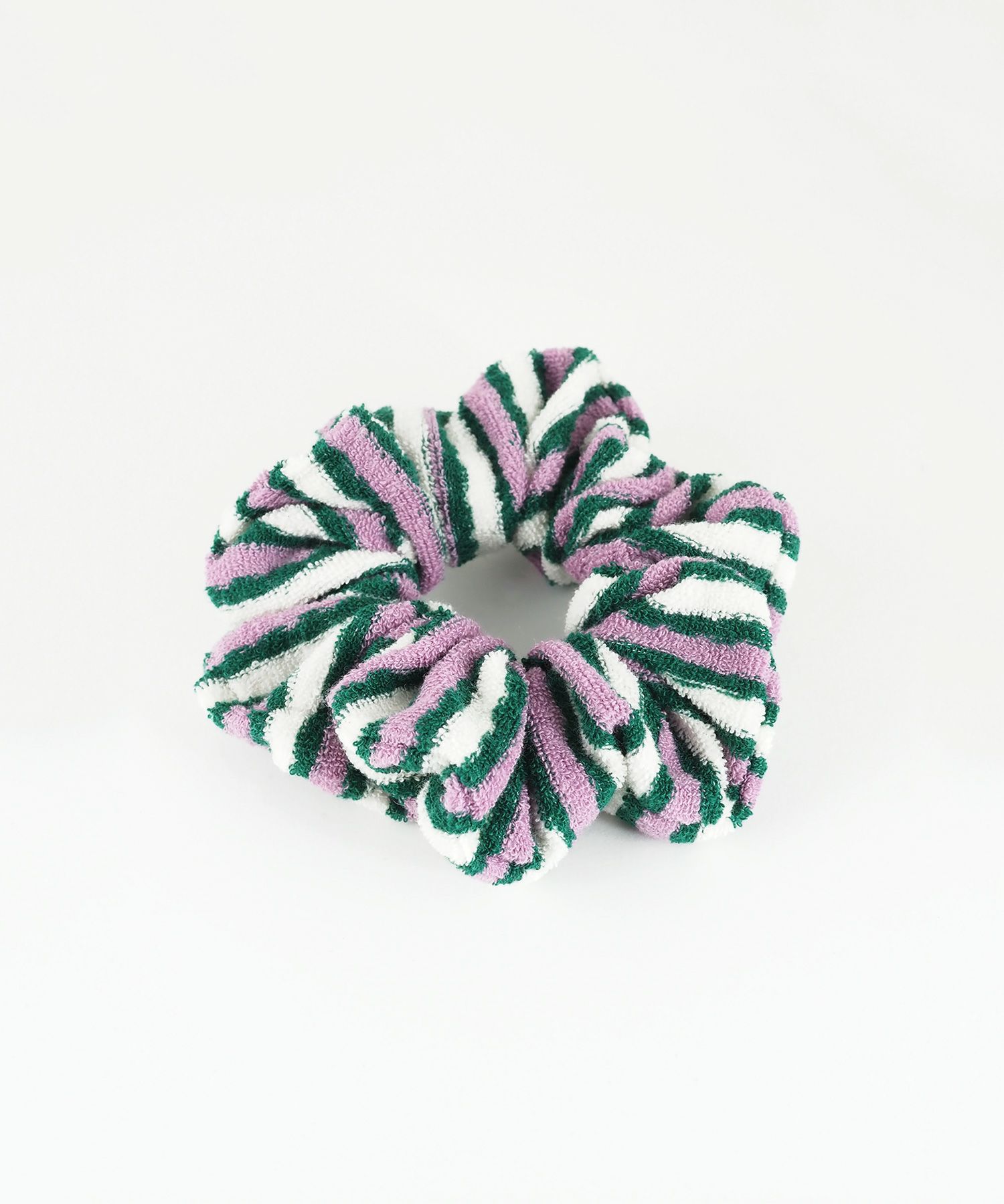 ストライプパイルシュシュ【nuage】