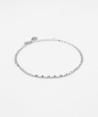 ペタルチェーンレイヤードブレスレット