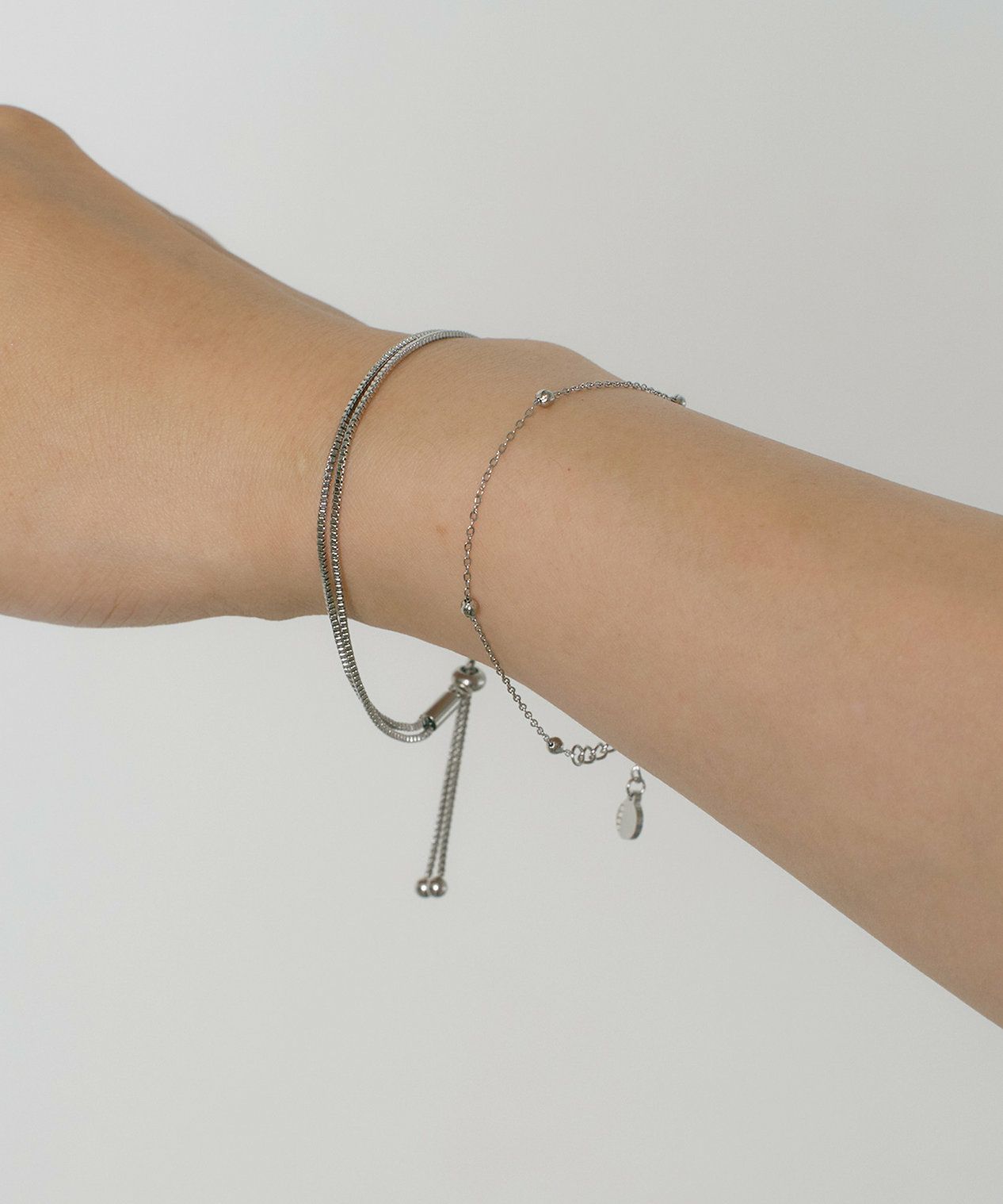 ドットスクエアセットサージカルステンレストブレスレット | 【公式