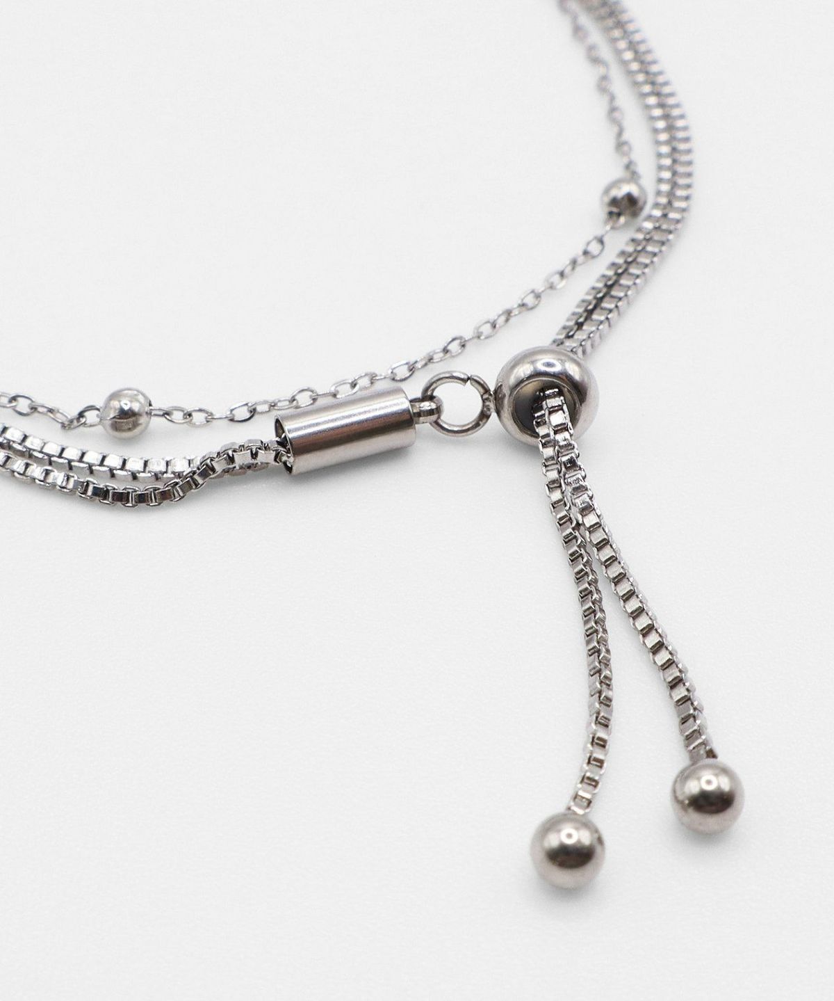 スライドボックスチェーンセットブレスレット