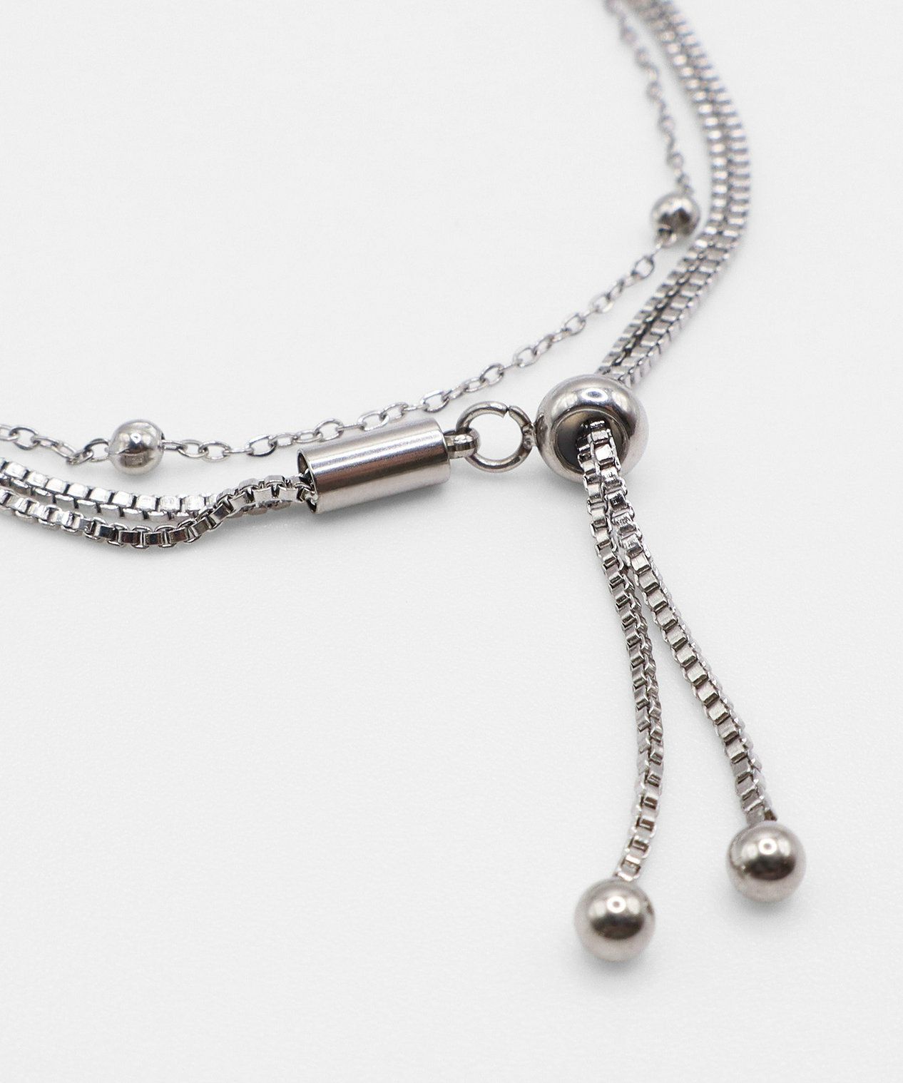 スライドボックスチェーンセットブレスレット