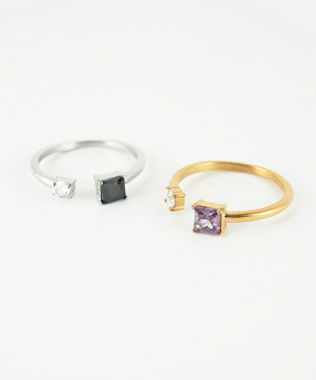 スクエアキュービックサージカルステンレスリング