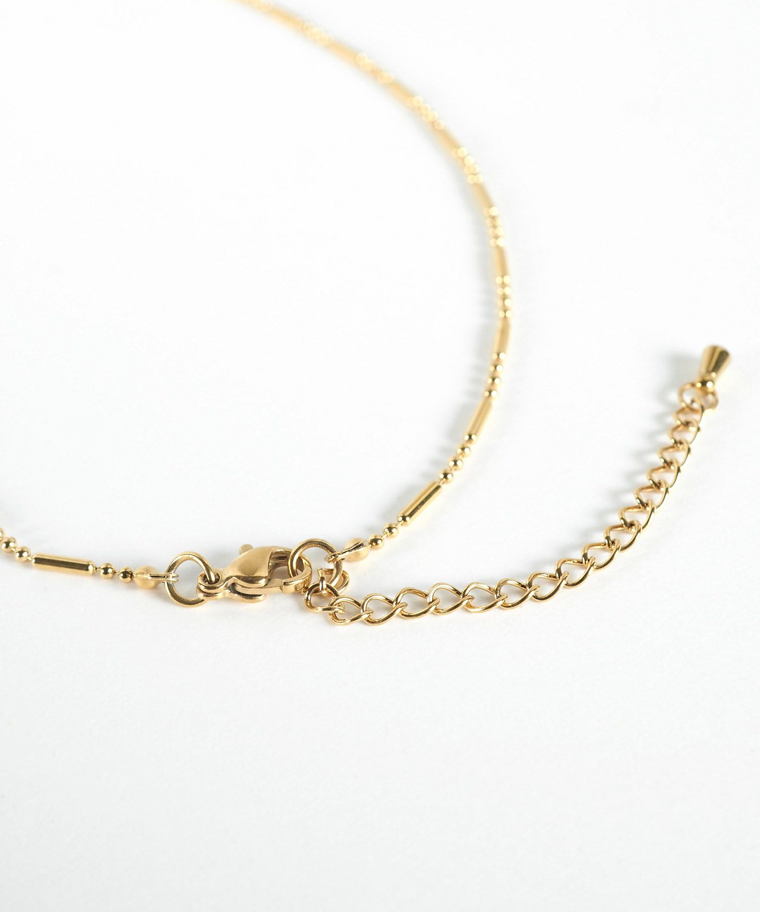 トリムボールチェーンステンレスネックレス