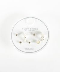 パールラインステンレスポストセットピアス