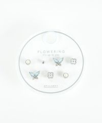 バタフライステンレスポストセットピアス