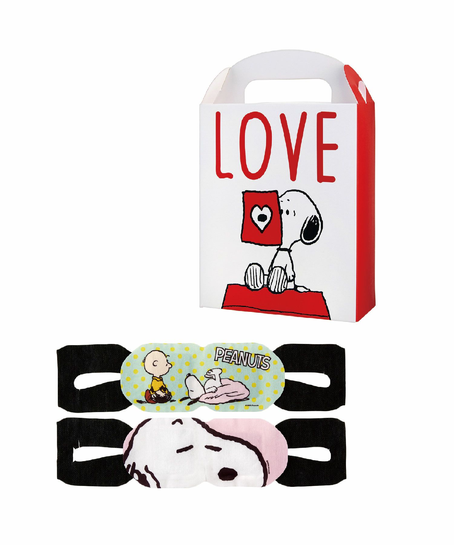 ピーナッツ ホットアイマスク アソート6枚