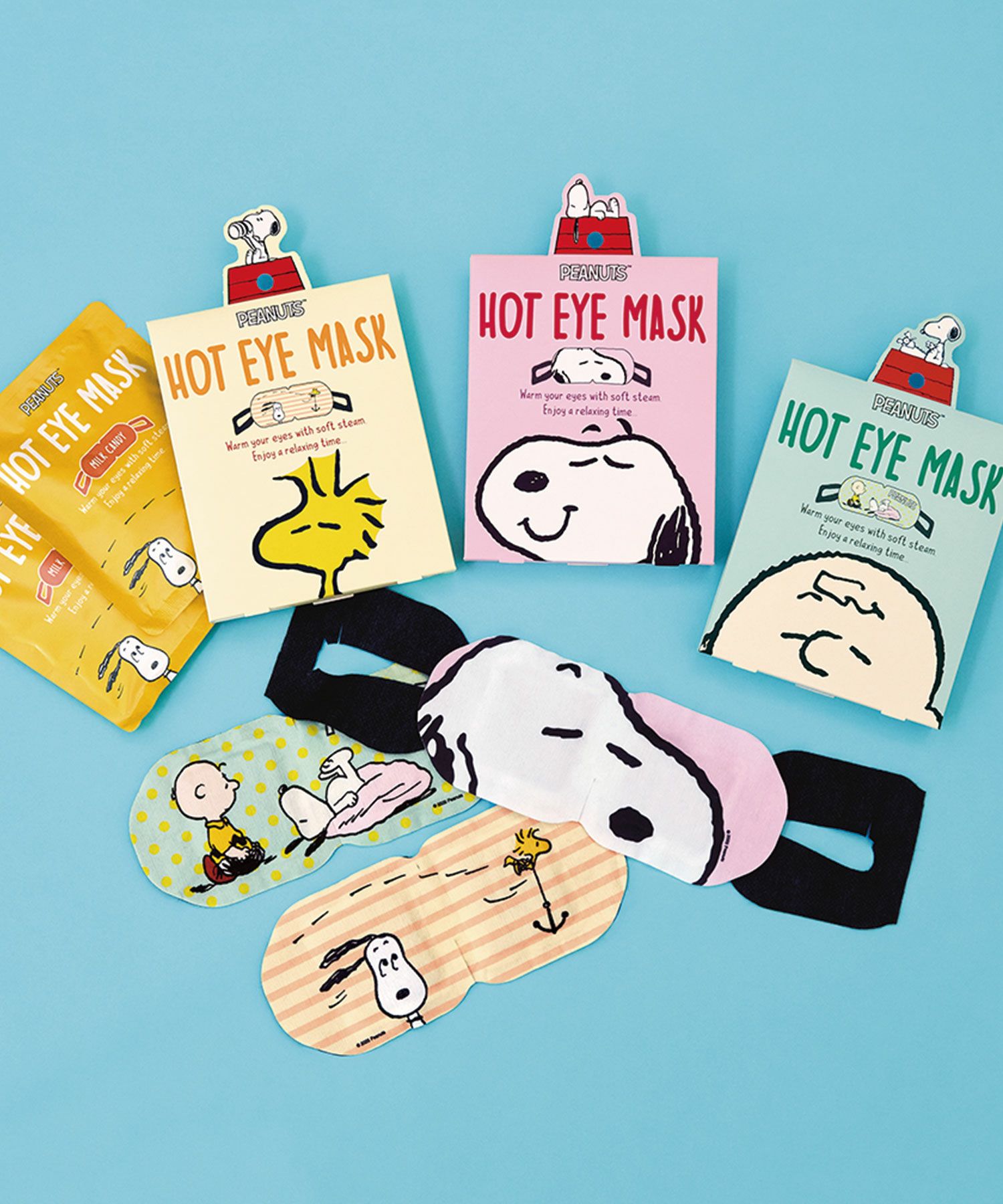 ピーナッツ ホットアイマスク 2枚