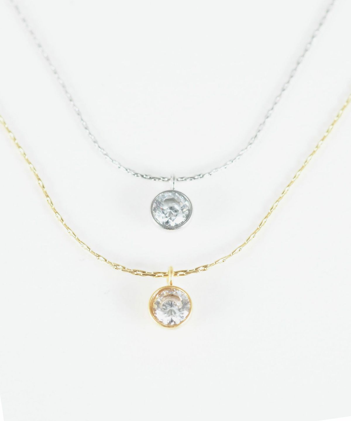 サークルキュービックステンレスプチペンダント