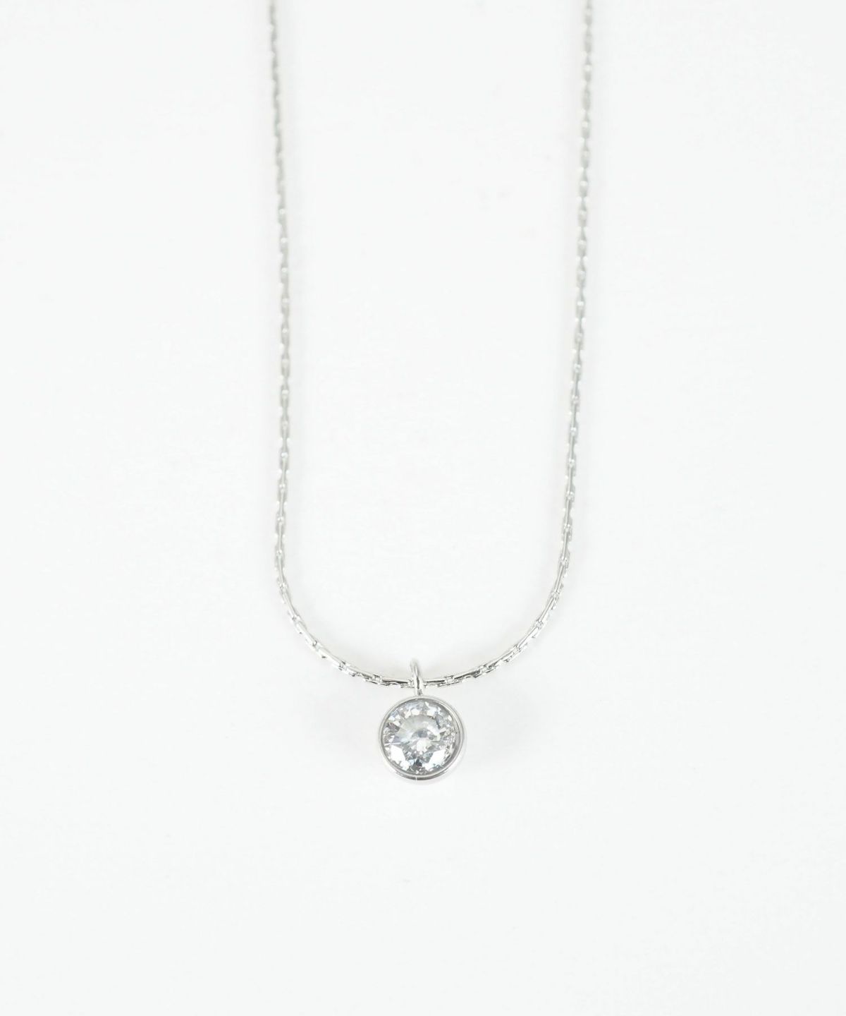 サークルキュービックステンレスプチペンダント