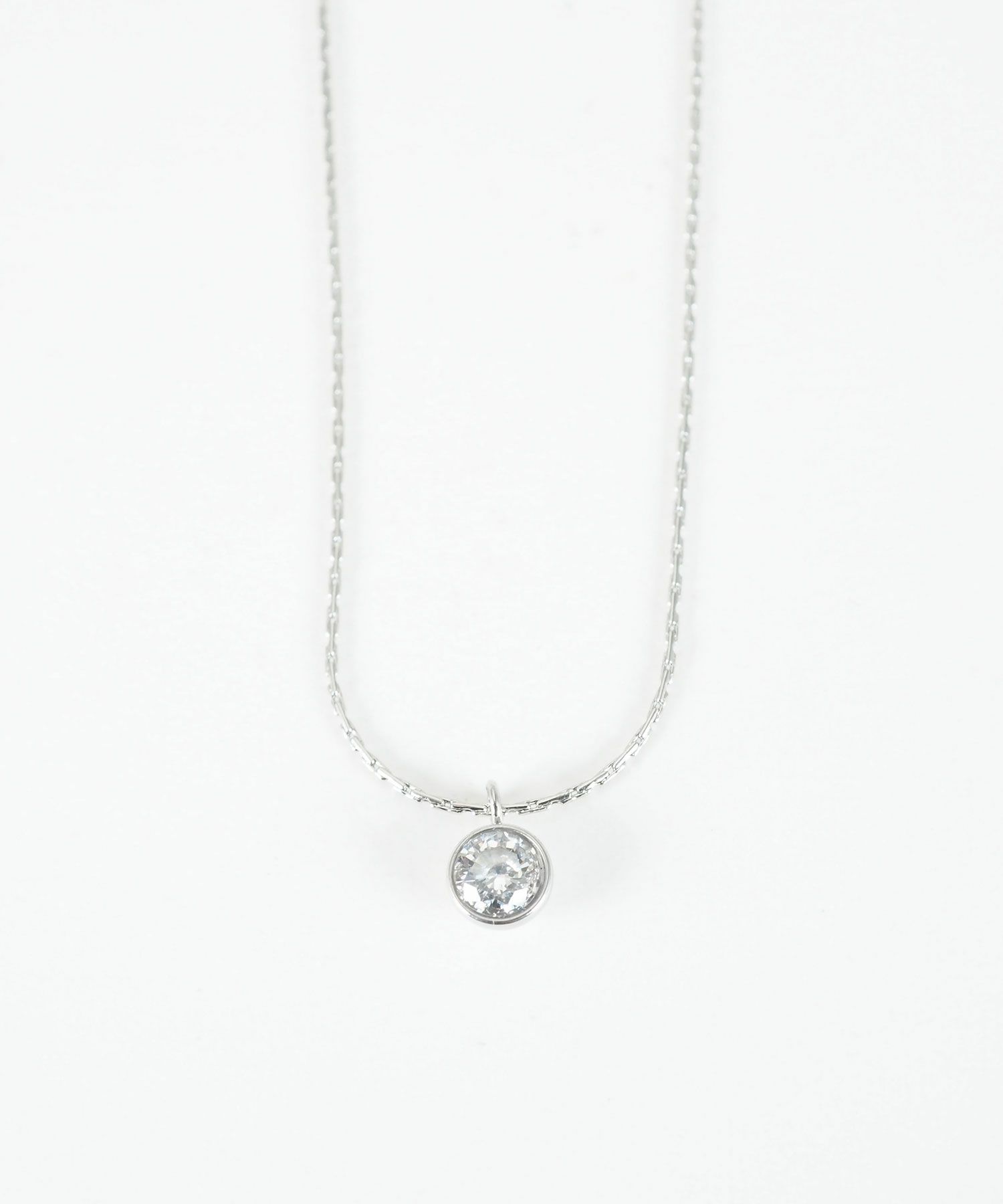 サークルキュービックステンレスプチペンダント