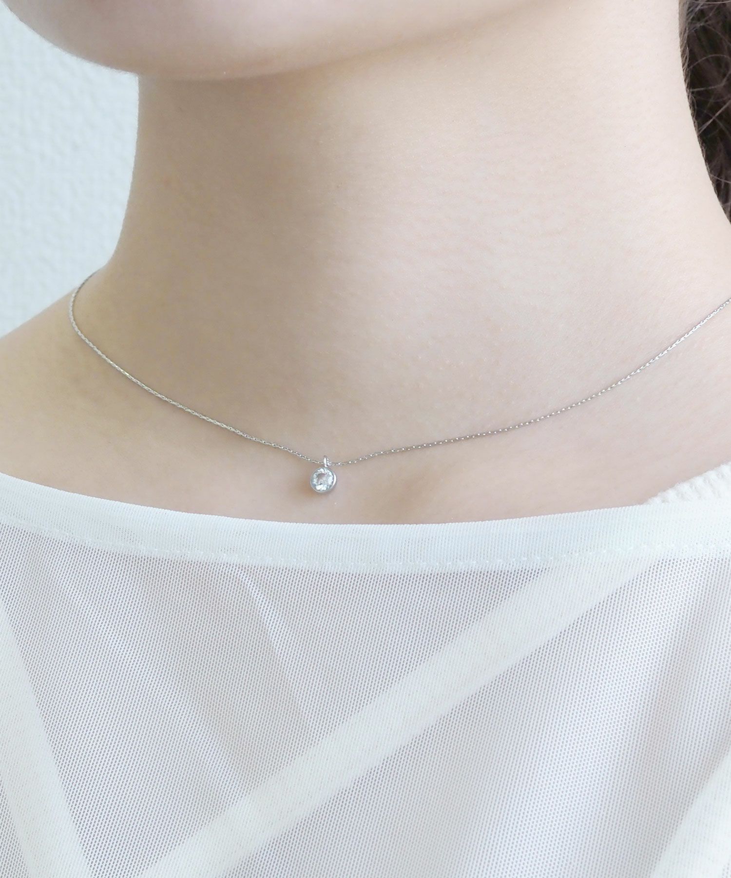 サークルキュービックステンレスプチペンダント