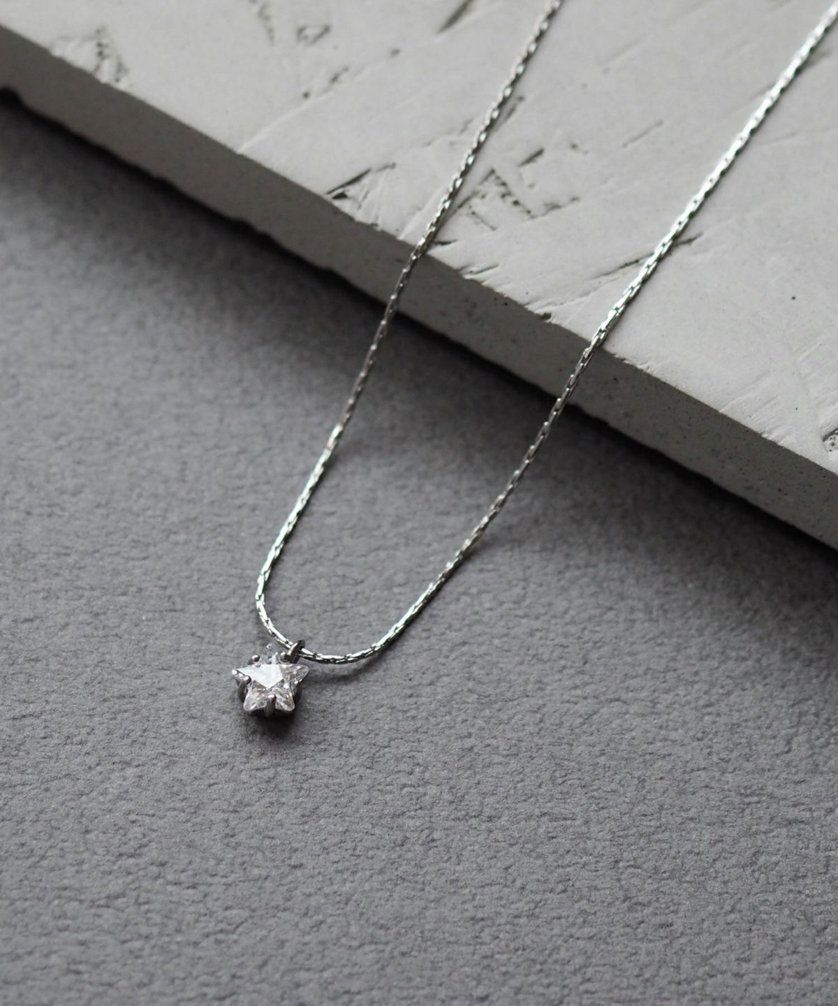 スターキュービックステンレスプチペンダント