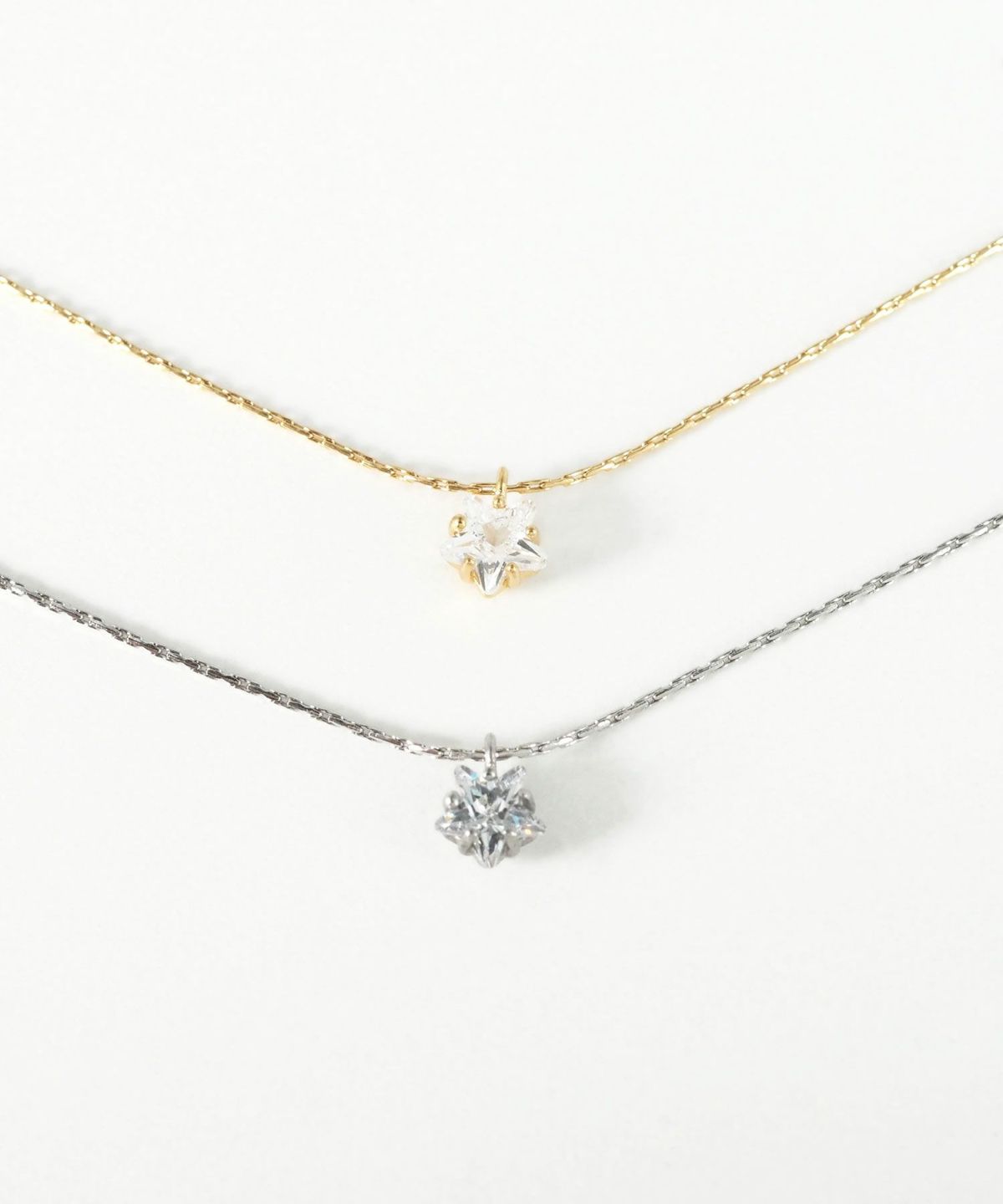 スターキュービックステンレスプチペンダント