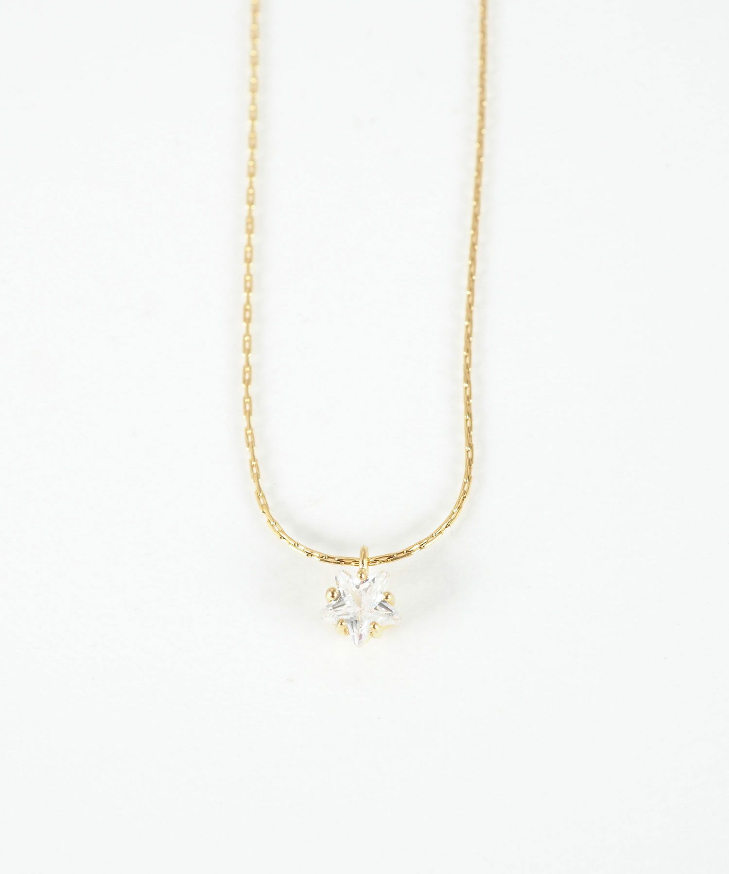 スターキュービックステンレスプチペンダント