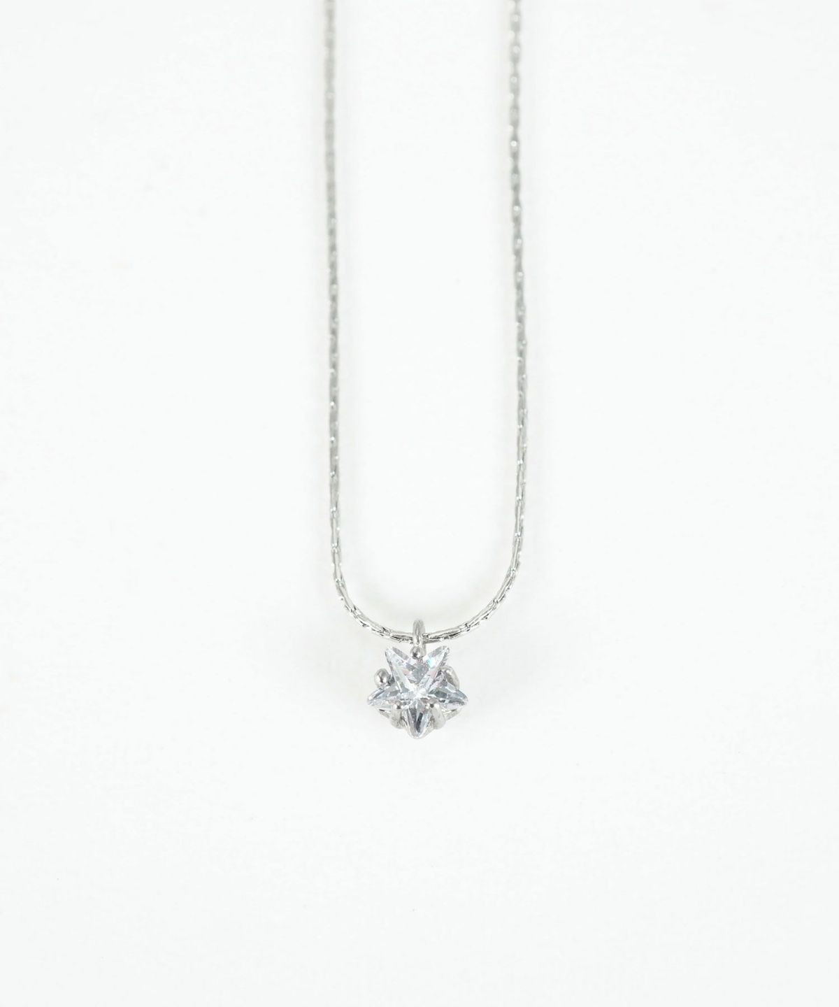 スターキュービックステンレスプチペンダント