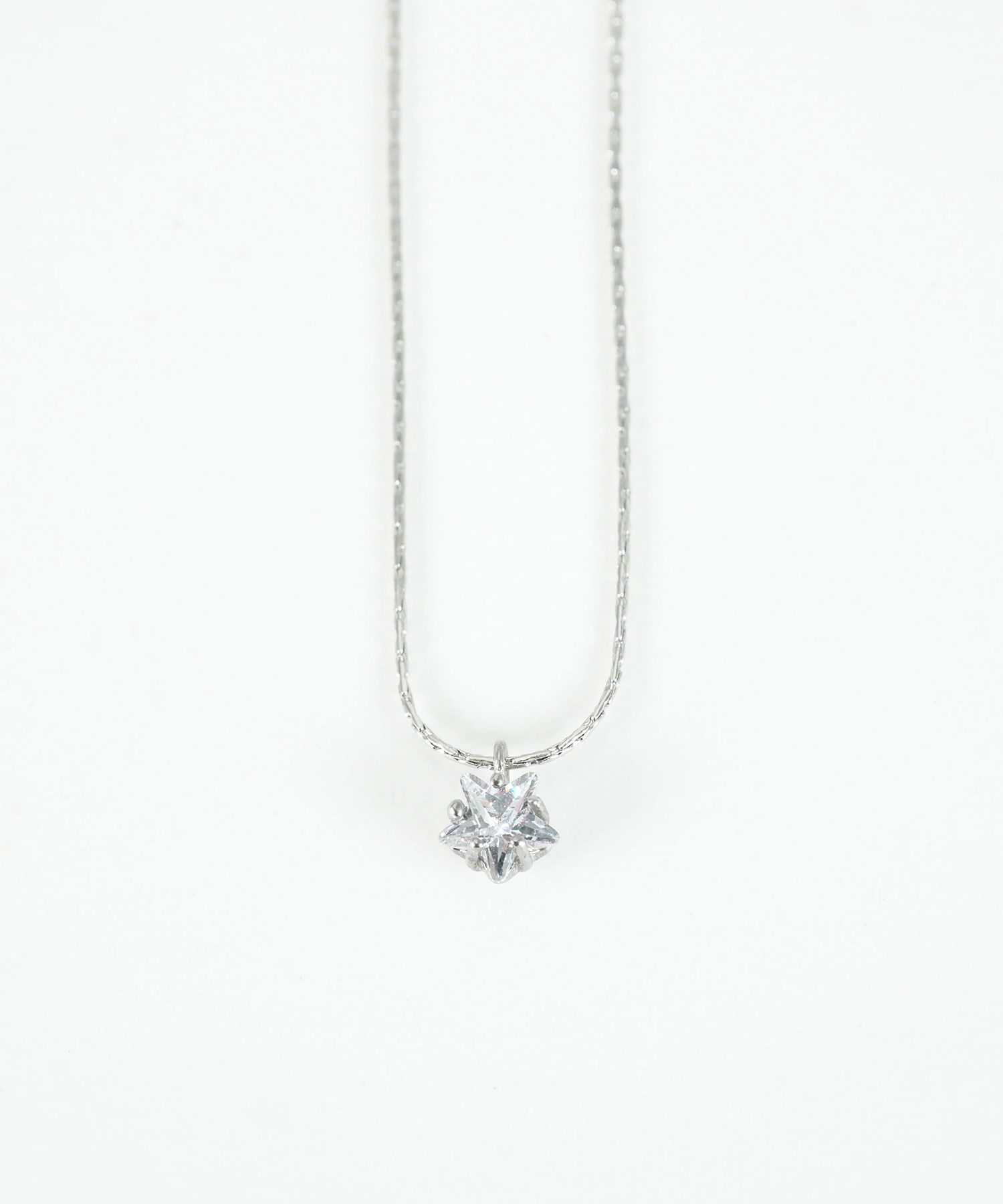 スターキュービックステンレスプチペンダント