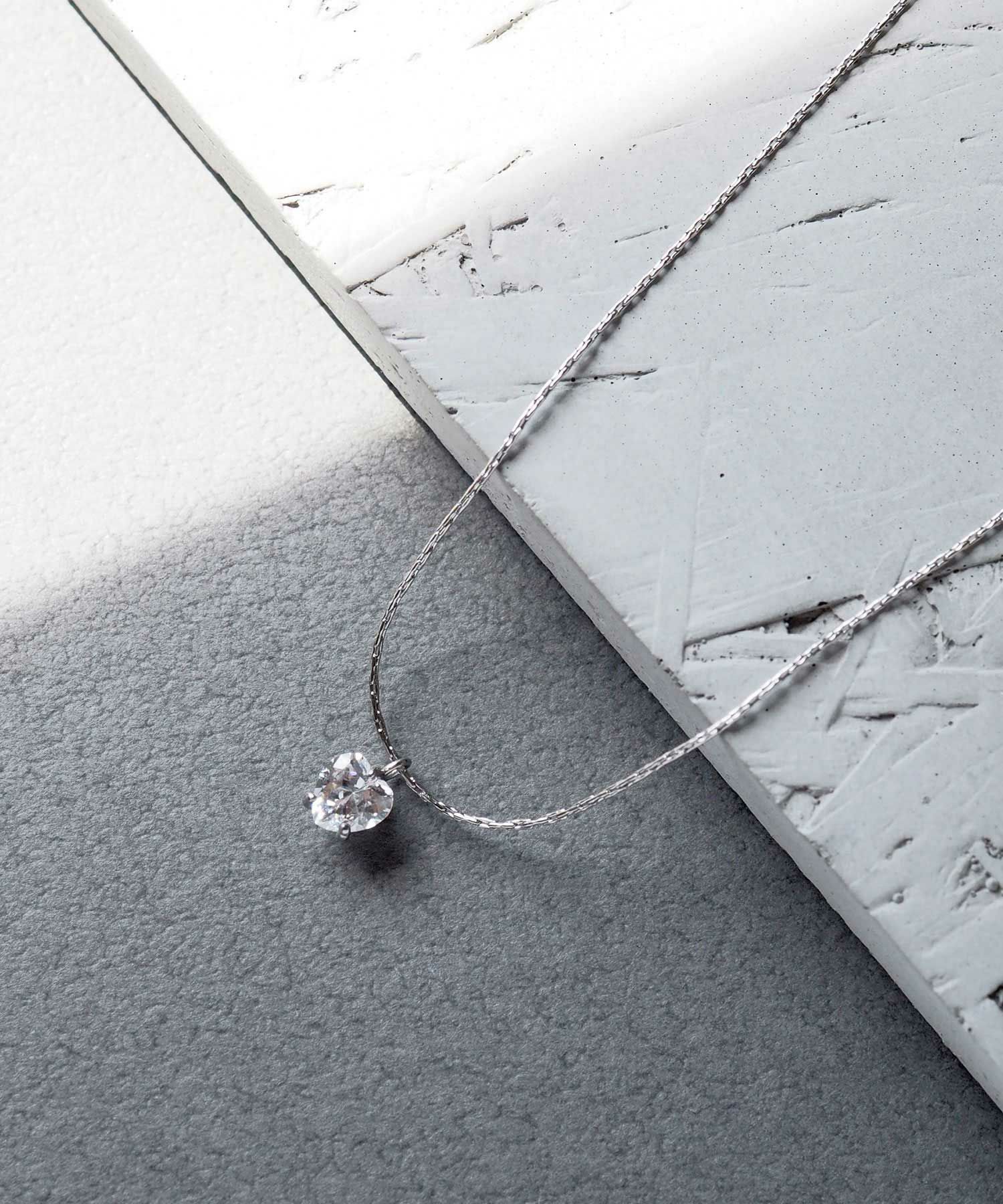 ナチュラルハートステンレスプチペンダント