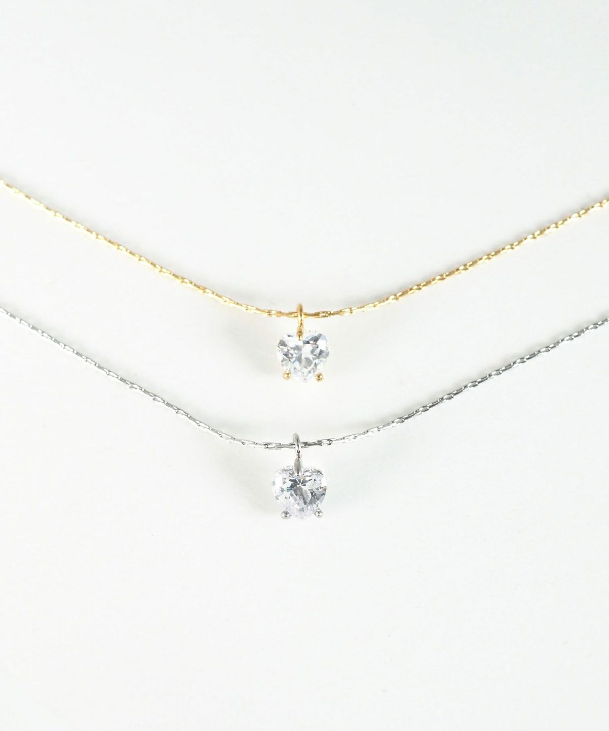 ナチュラルハートステンレスプチペンダント