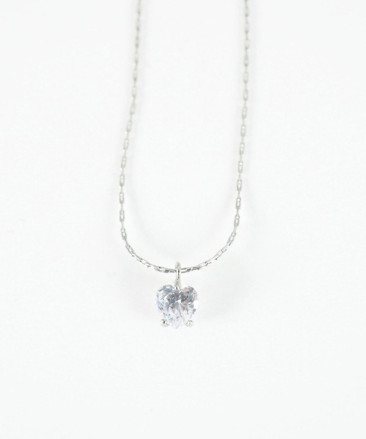 ナチュラルハートステンレスプチペンダント