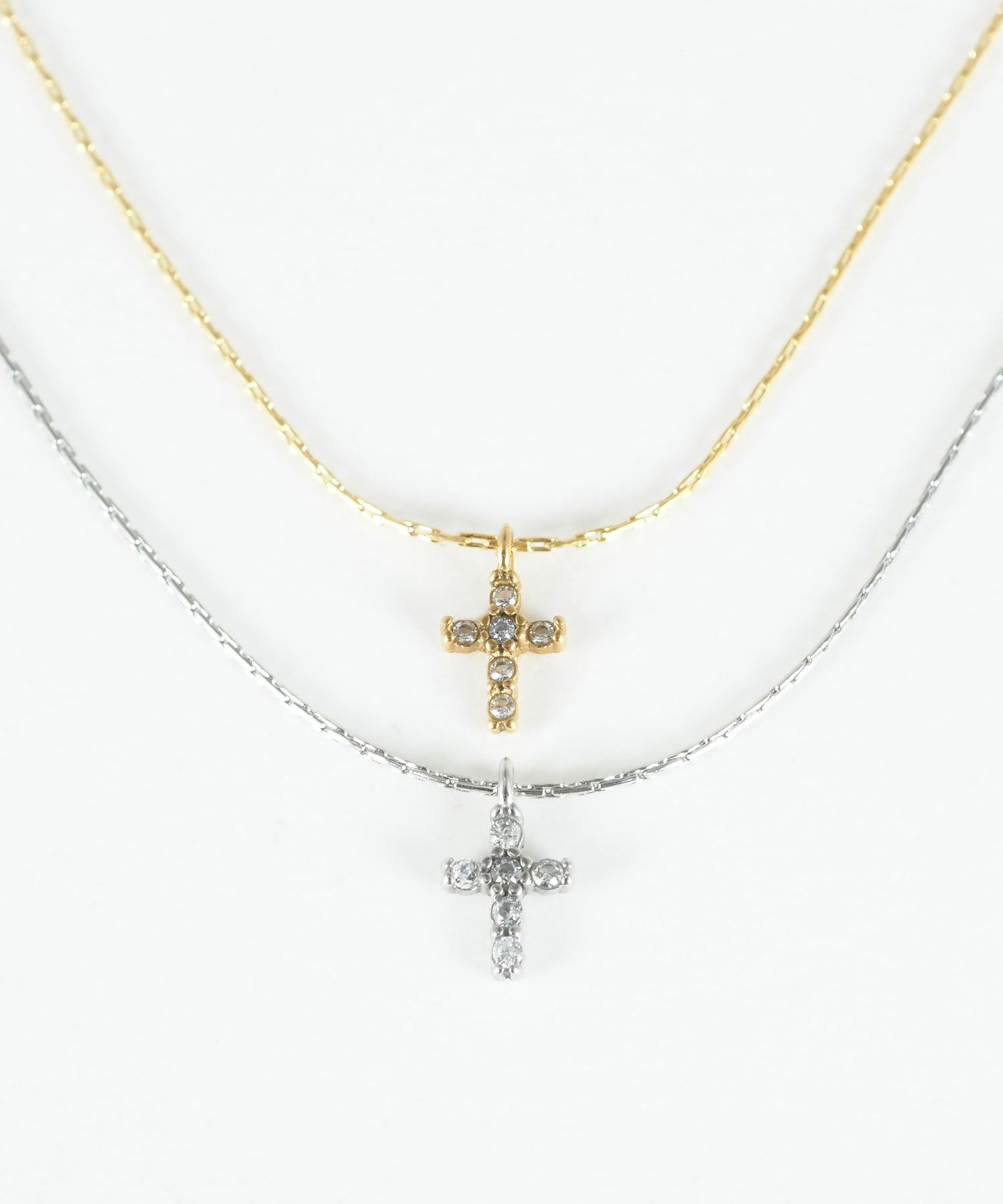 パヴェクロスステンレスプチペンダント