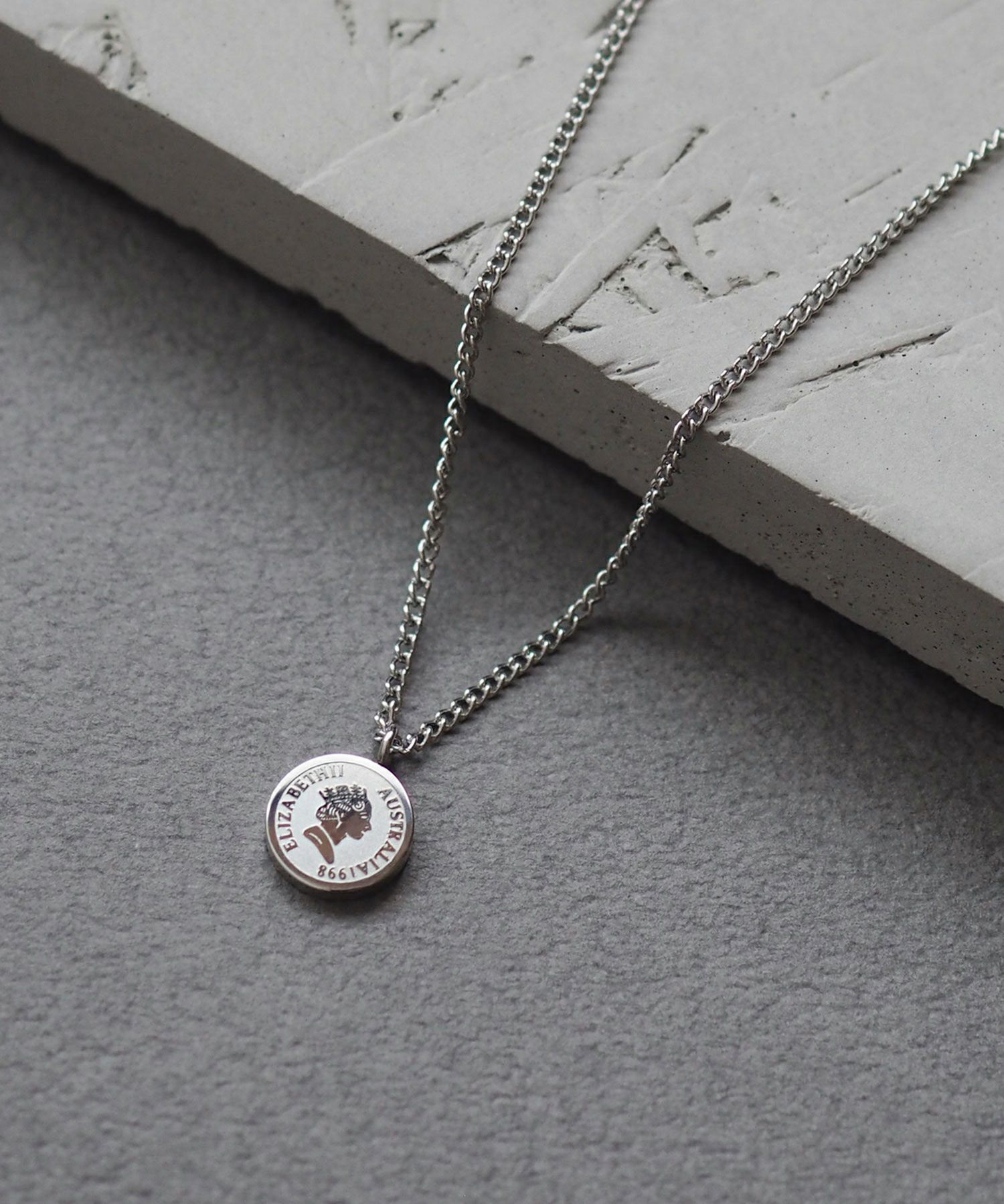 コインステンレスプチペンダント