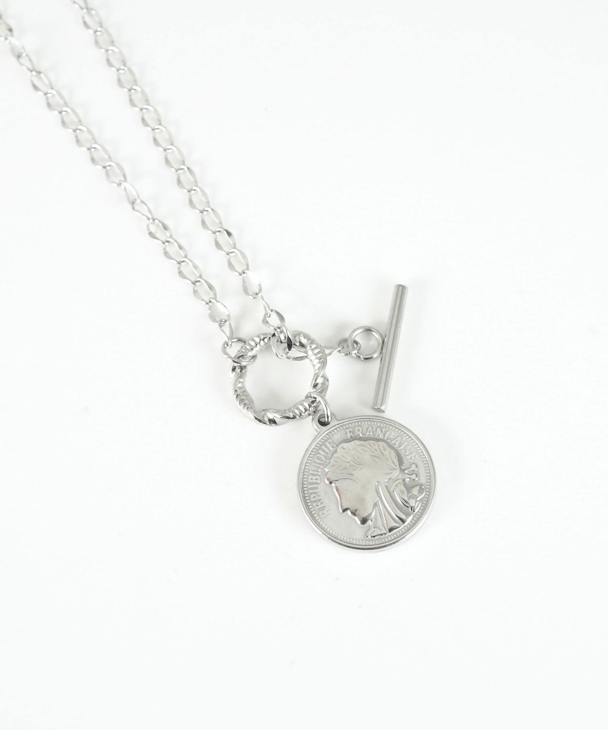 コインマンテルステンレスプチペンダント