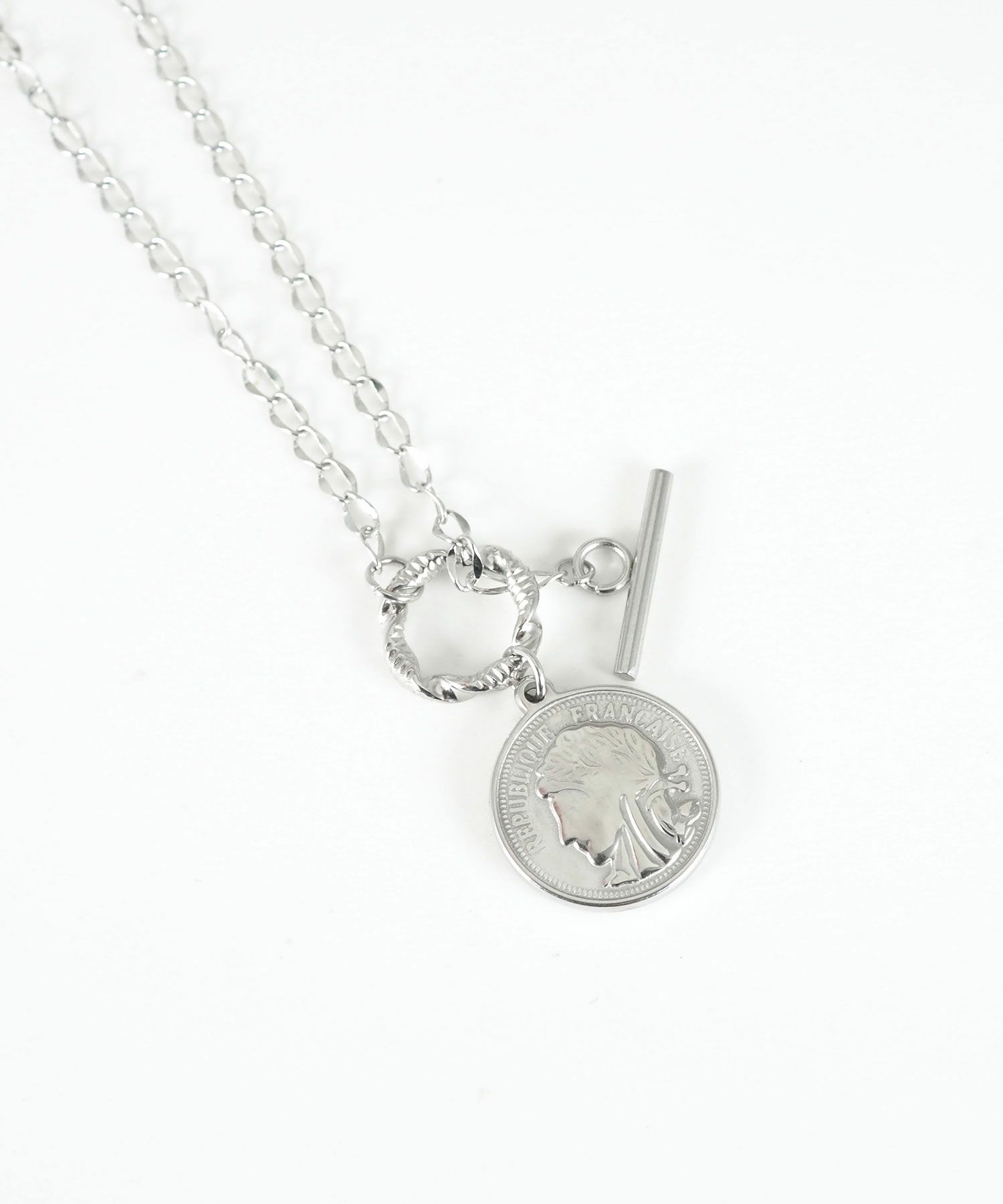 コインマンテルステンレスプチペンダント