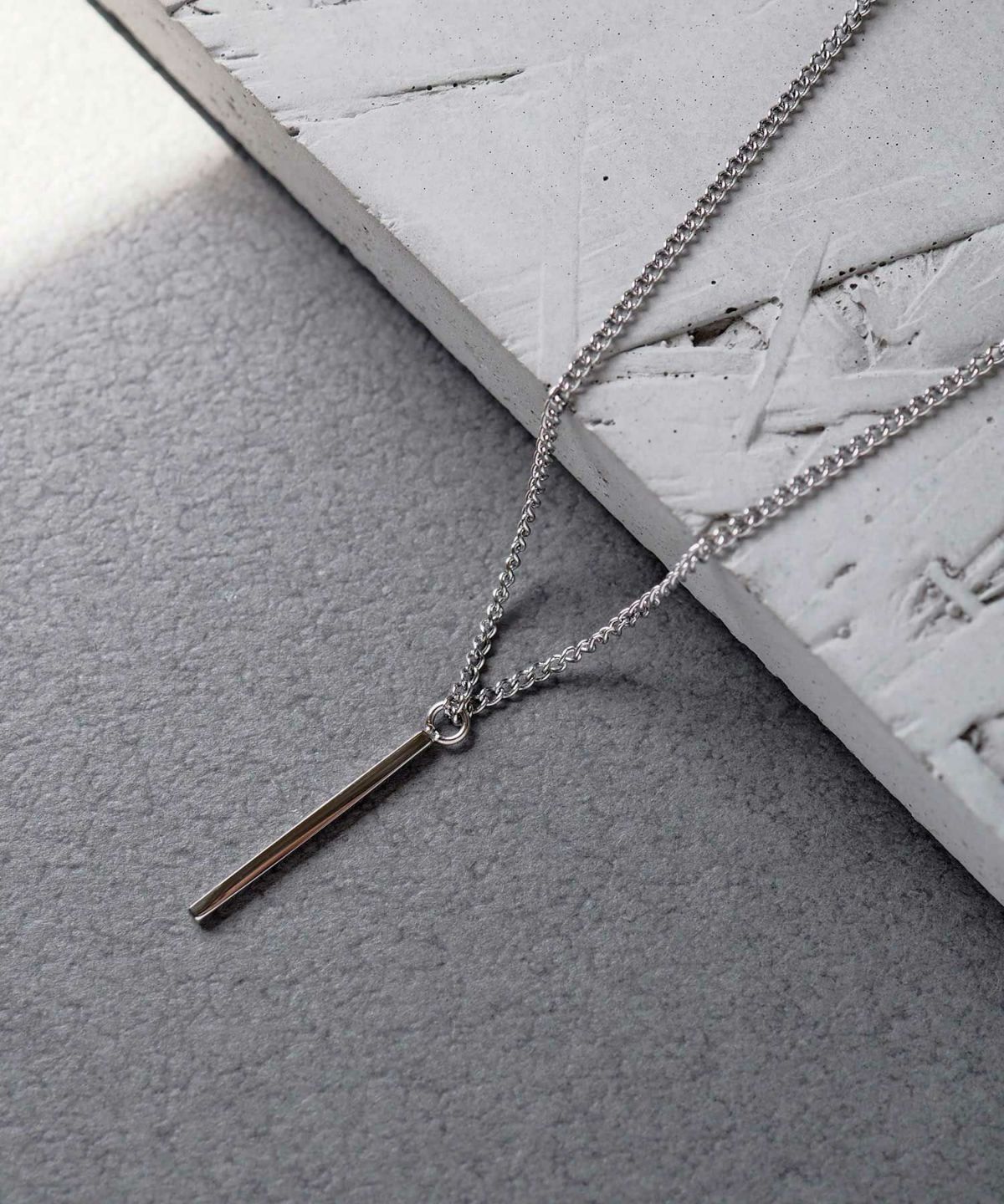 シンプルバーステンレスプチペンダント