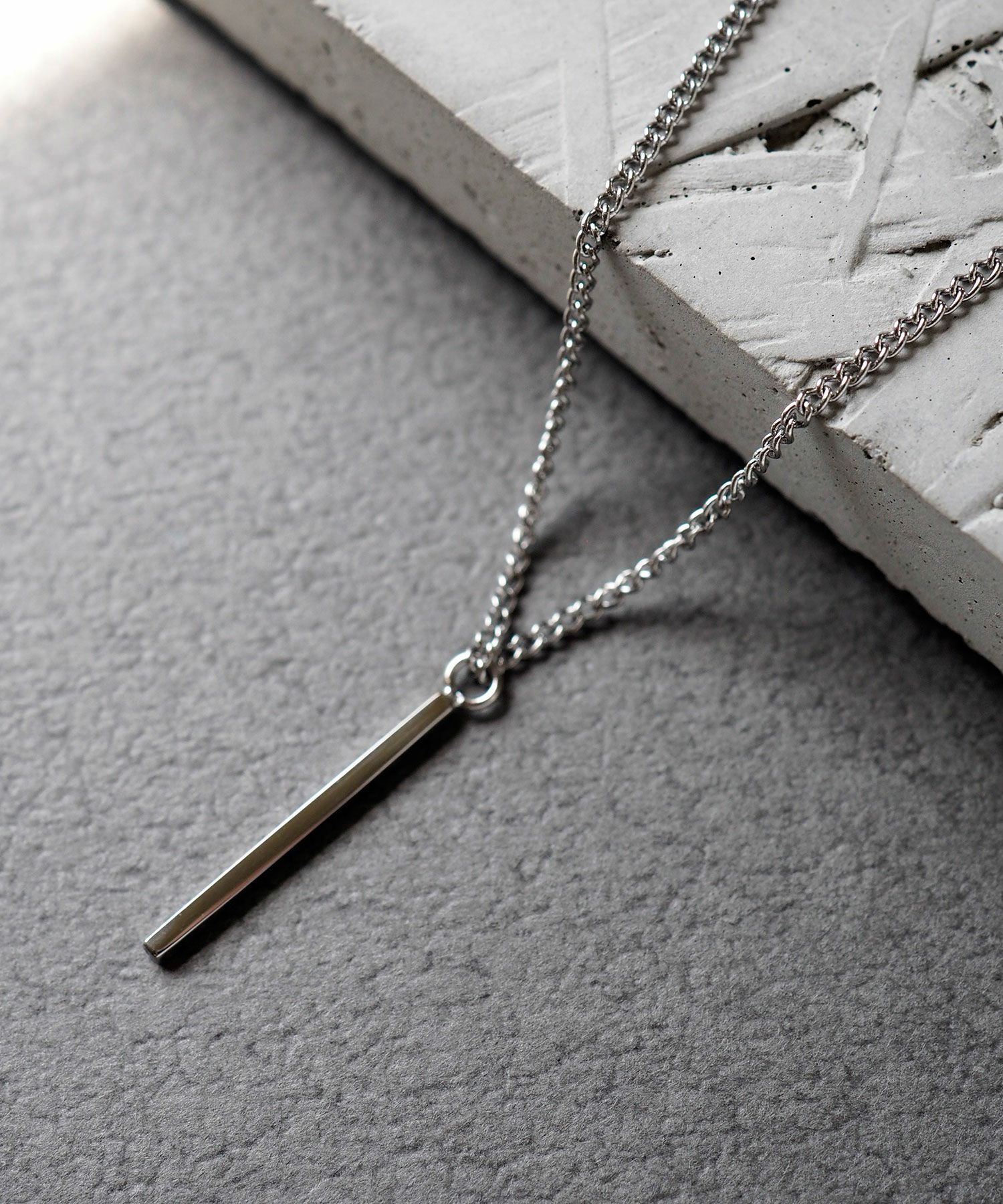 シンプルバーステンレスプチペンダント