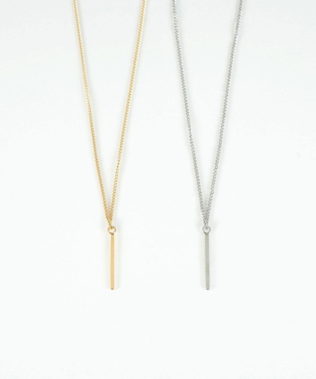 シンプルバーステンレスプチペンダント