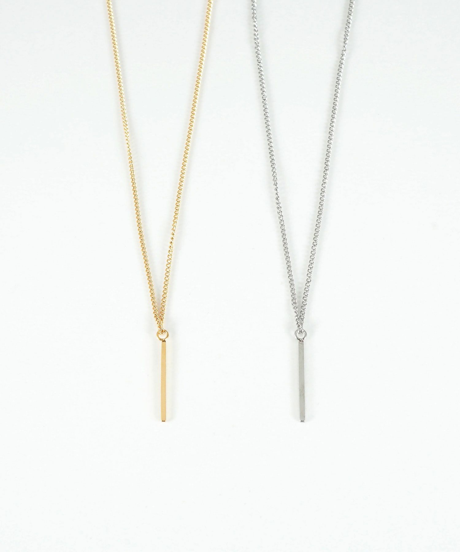 シンプルバーステンレスプチペンダント