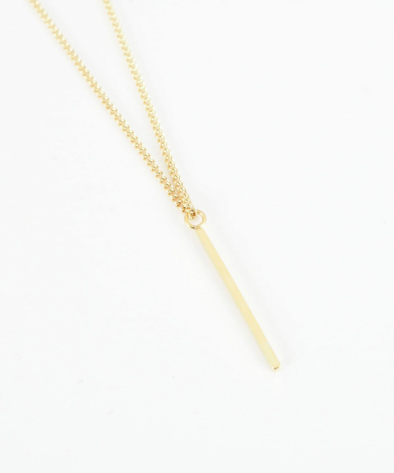 シンプルバーステンレスプチペンダント