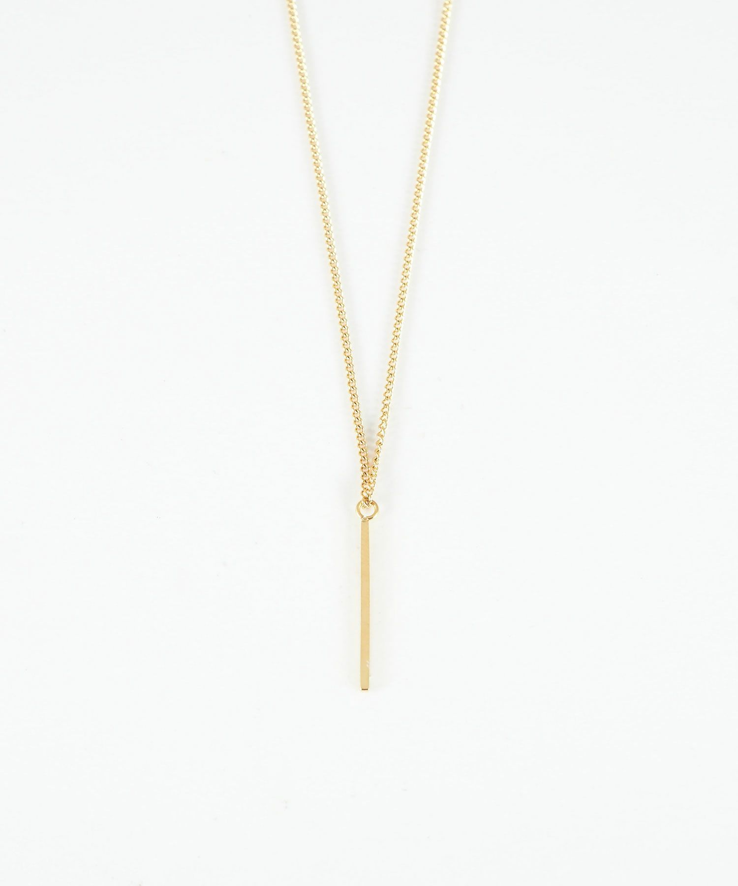 シンプルバーステンレスプチペンダント