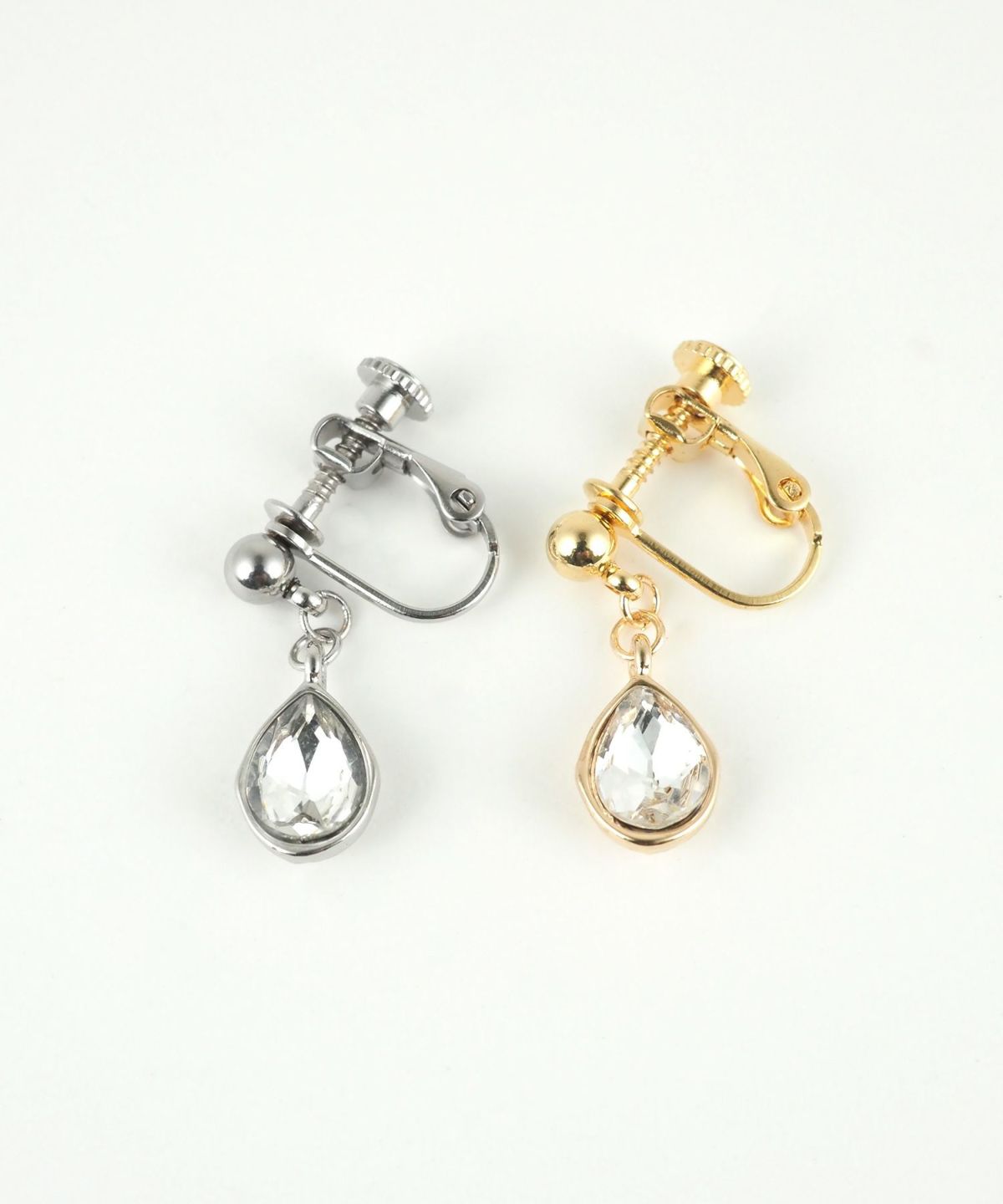 ドロップストーンステンレスイヤリング