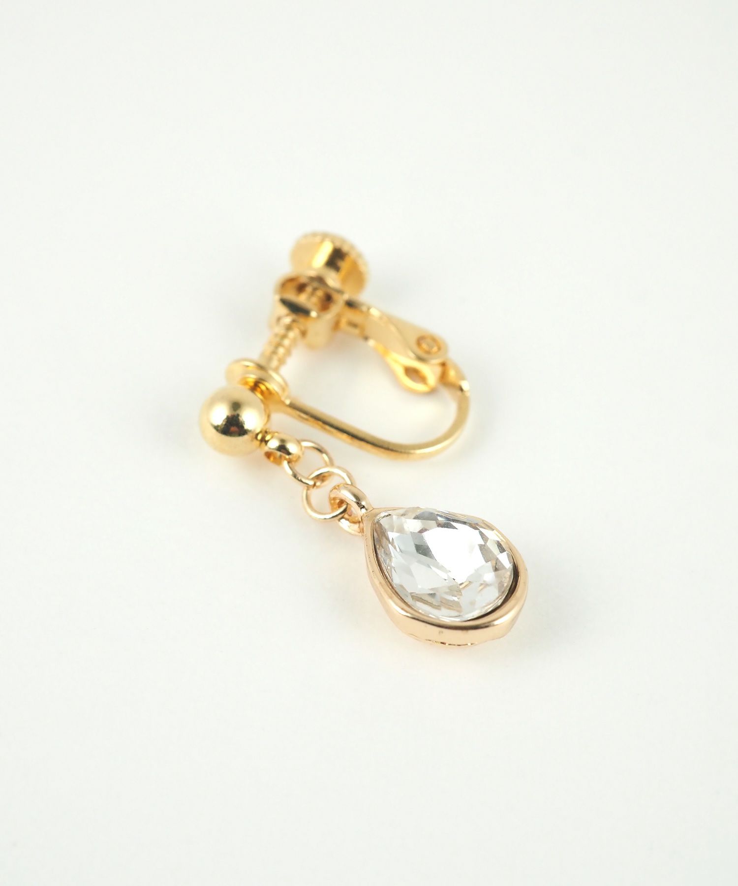 ドロップストーンステンレスイヤリング