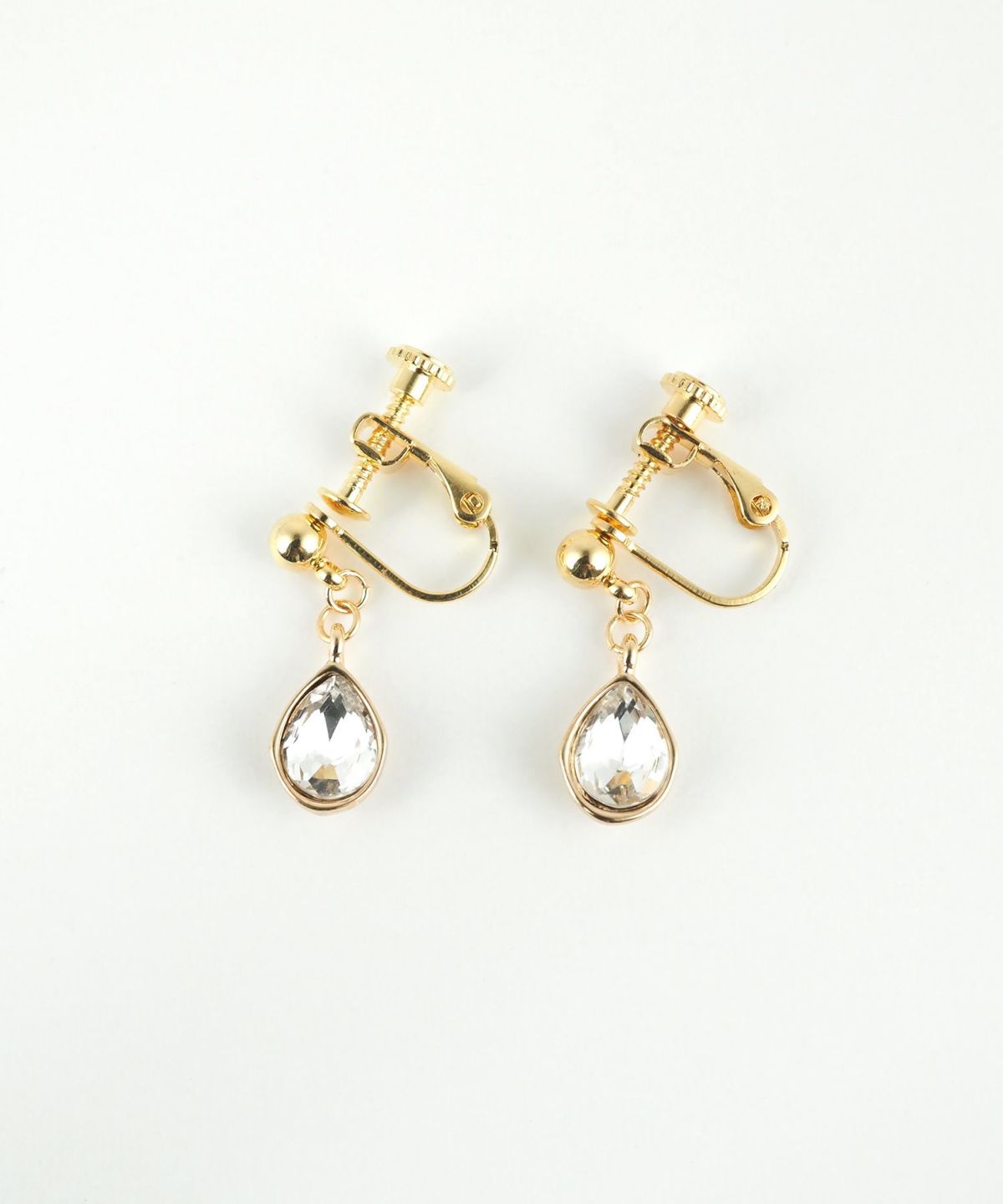 ドロップストーンステンレスイヤリング