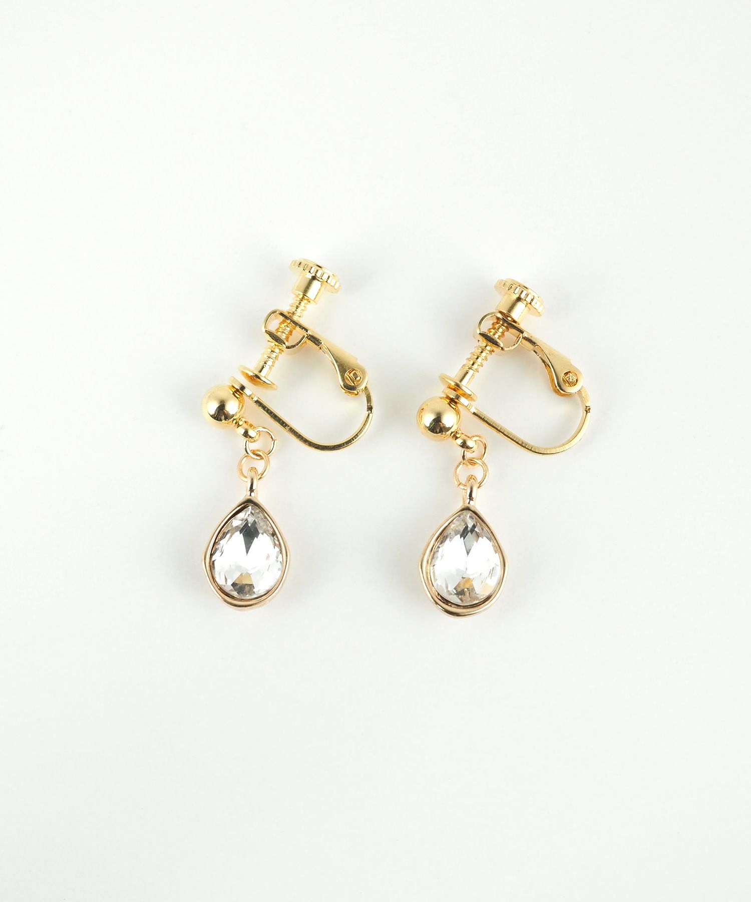 ドロップストーンステンレスイヤリング