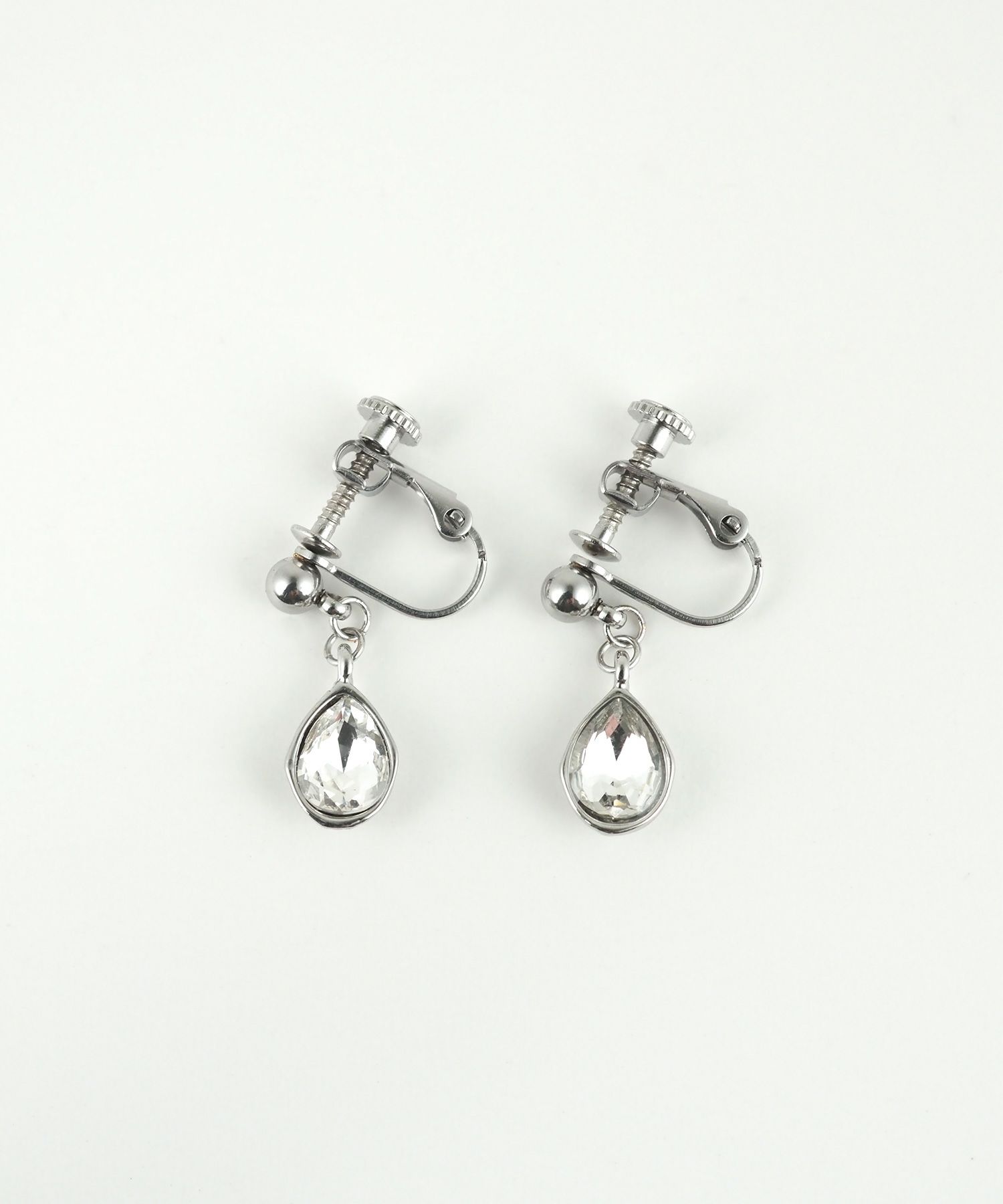 ドロップストーンステンレスイヤリング