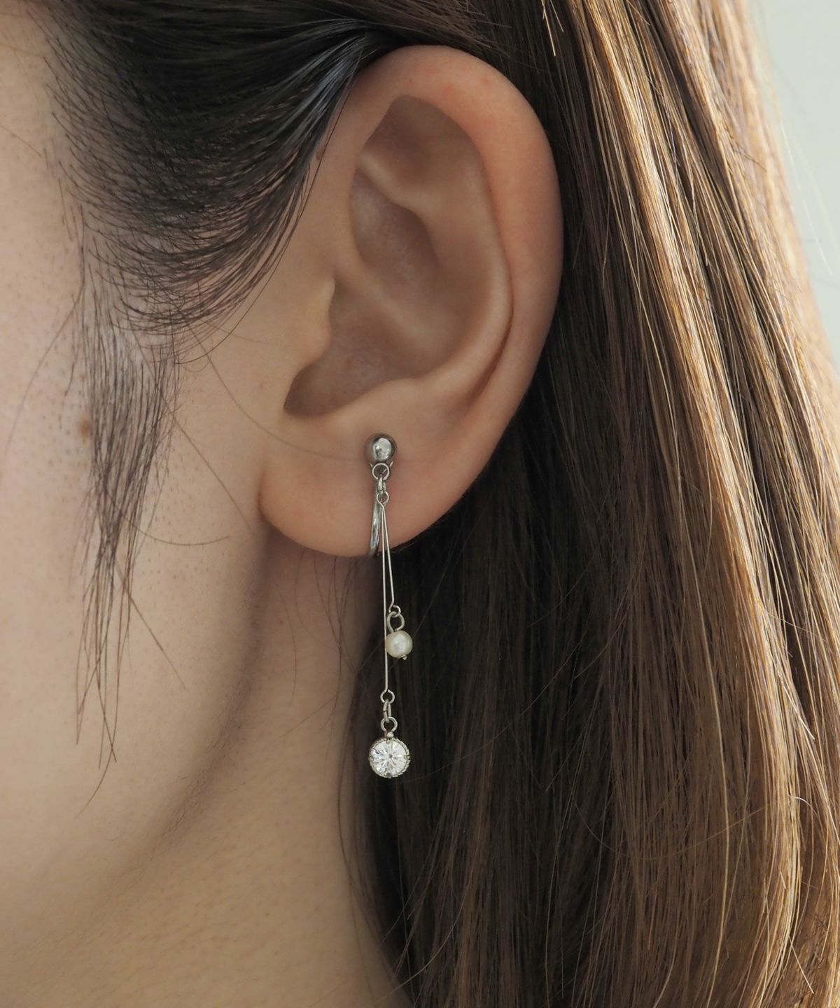 スイングストーンステンレスイヤリング